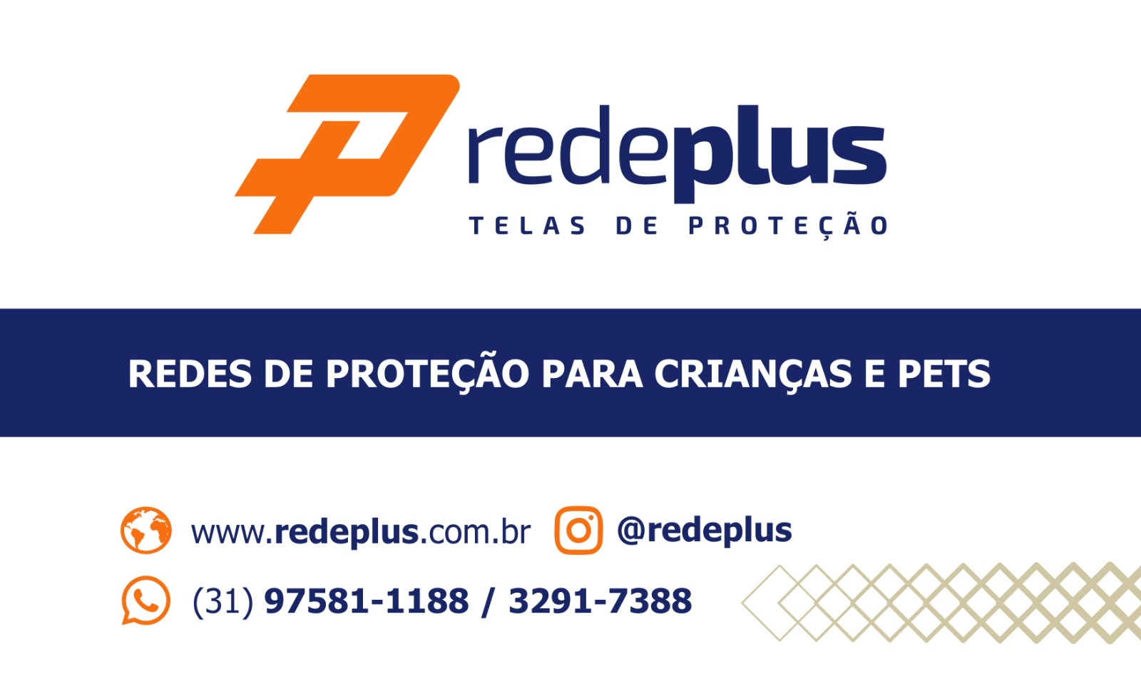 REDEPLUS REDES E TELAS DE PROTEÇÃO