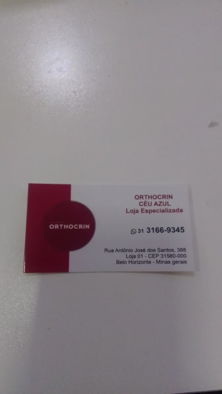 Orthocrin Céu Azul