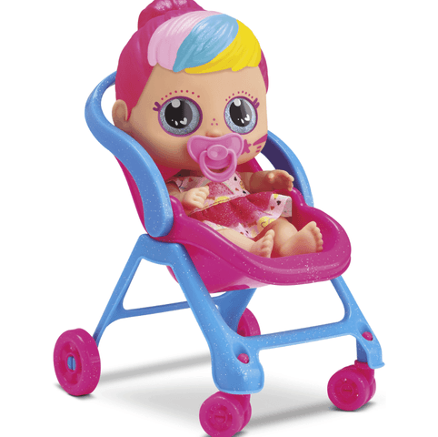 LITTLE DOLLS GLITTER CARRINHO DE PASSEIO 3+ DIVERTOYS