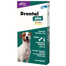 Drontal câo até 10kg c/4