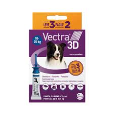 VECTRA 3 D CAO 10-25KG 3,6ML (C/ 3 PIPETAS)