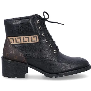 BOTA LUZ DA LUA CANO CURTO NEW RIDGE PRETO COM MONOGRAMA