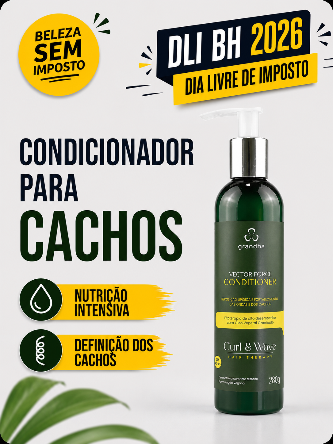 Condicionador para Cachos – 280ml