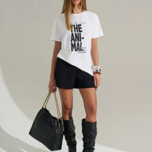 T-shirt algodão The animal