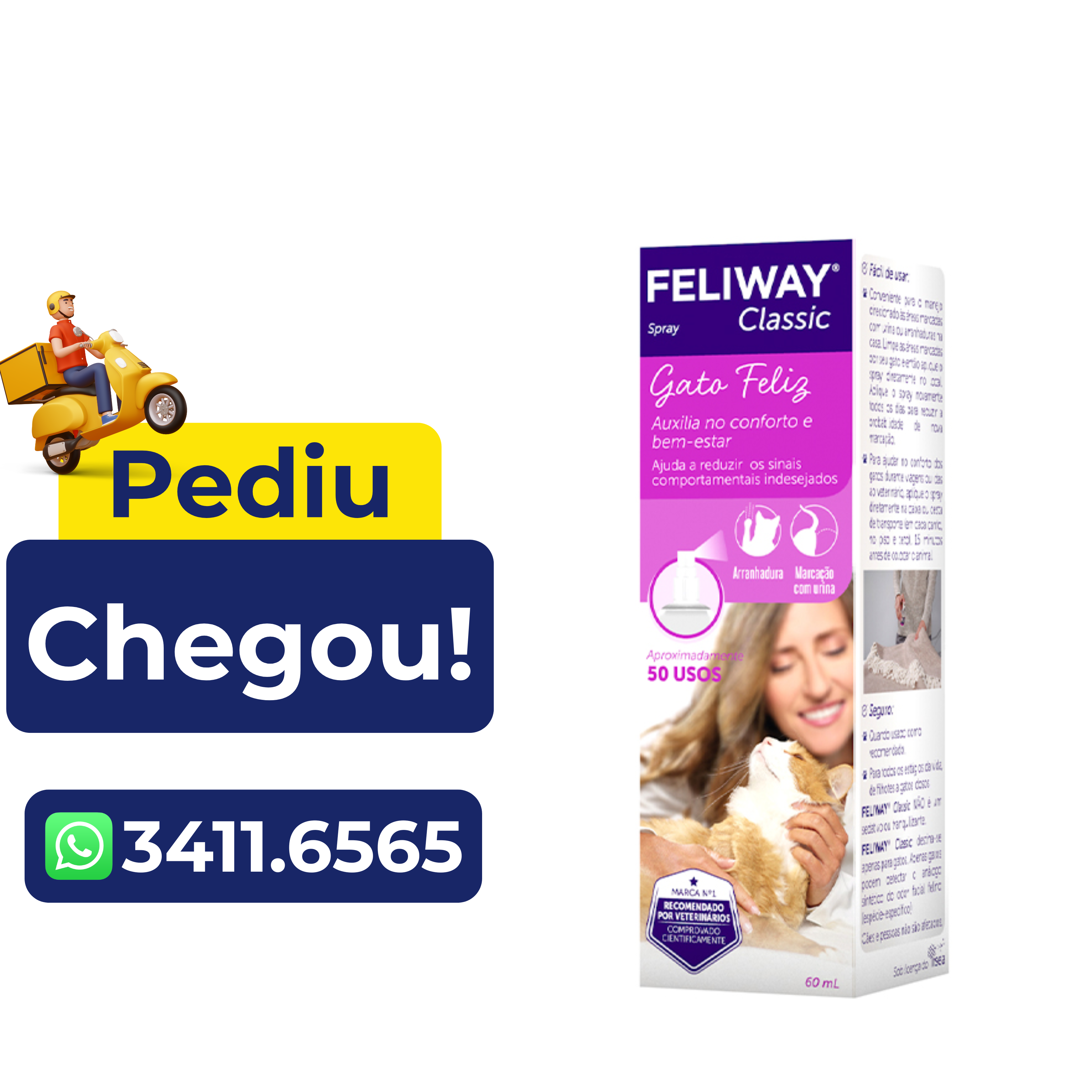 Feliway Spray para Gatos 60Ml