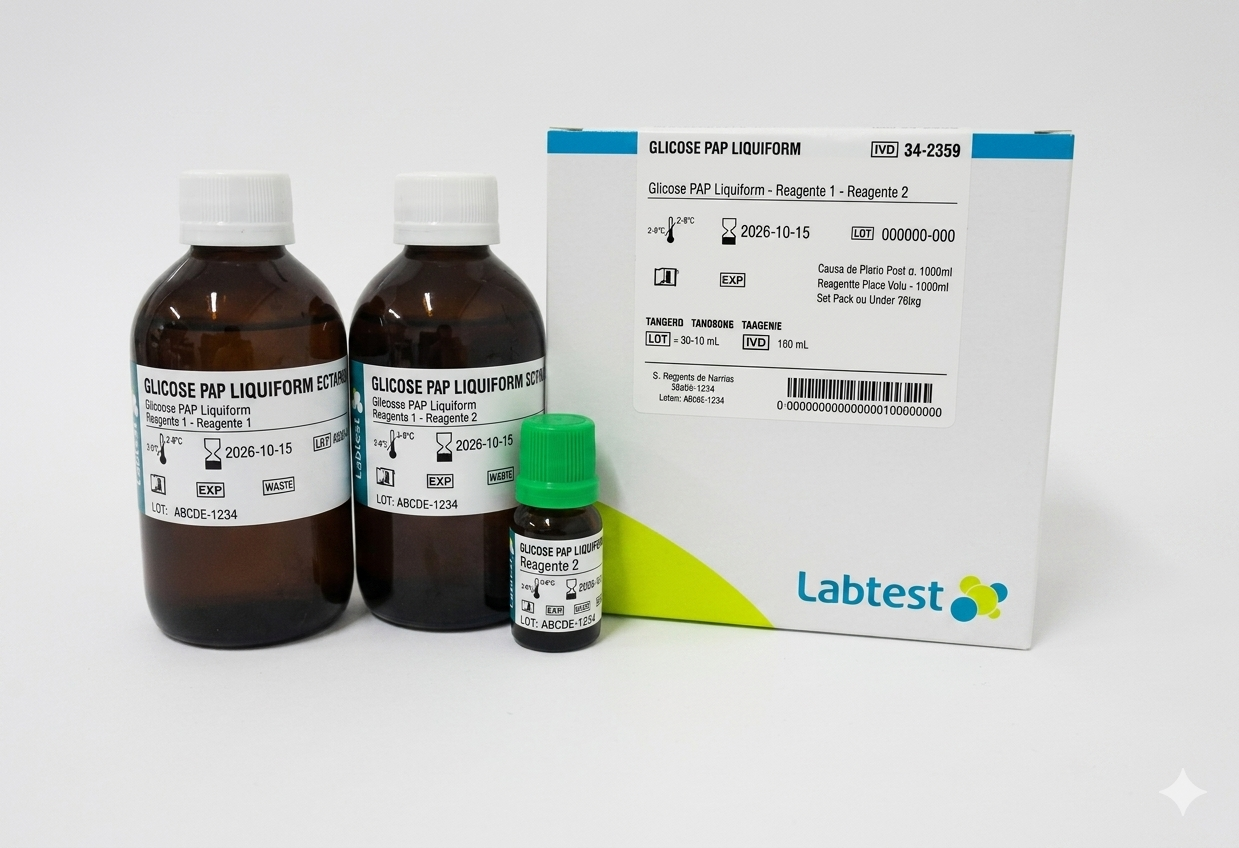 GLICOSE PAP Liquiform Ref 84-4/250 mL LABTEST