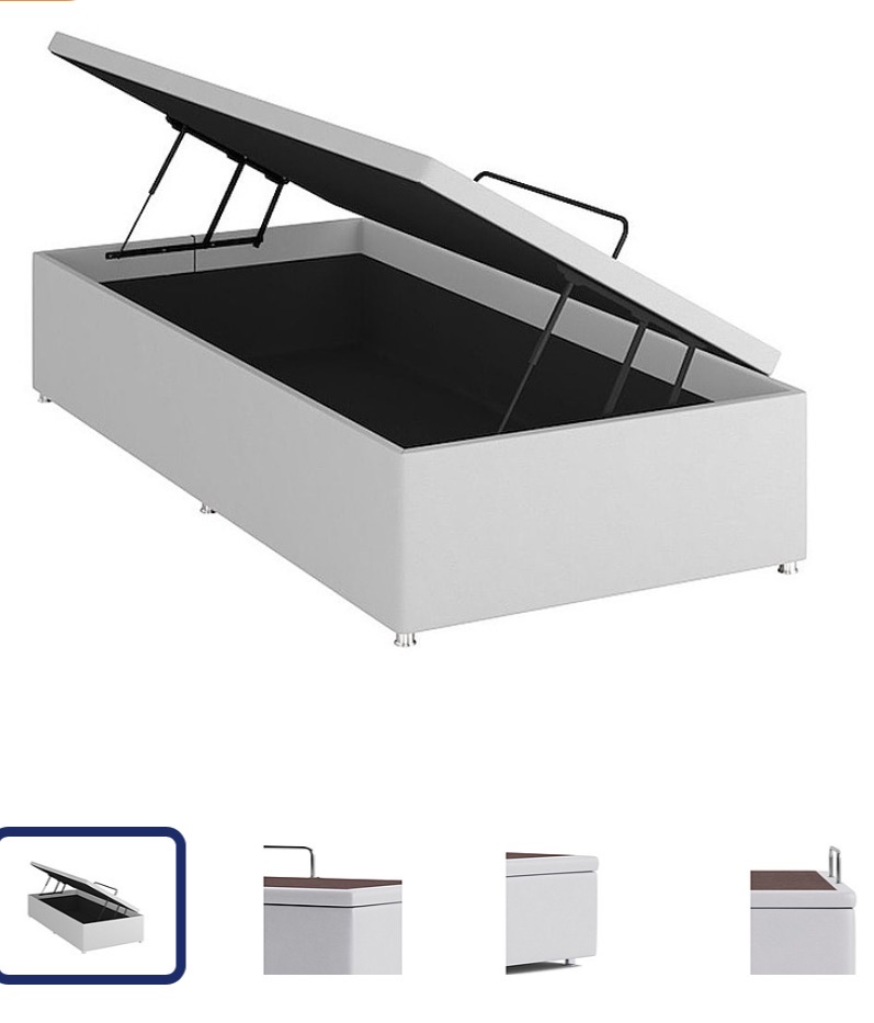 Cama BAU Solteiro 0,88 x 1,88 x 42