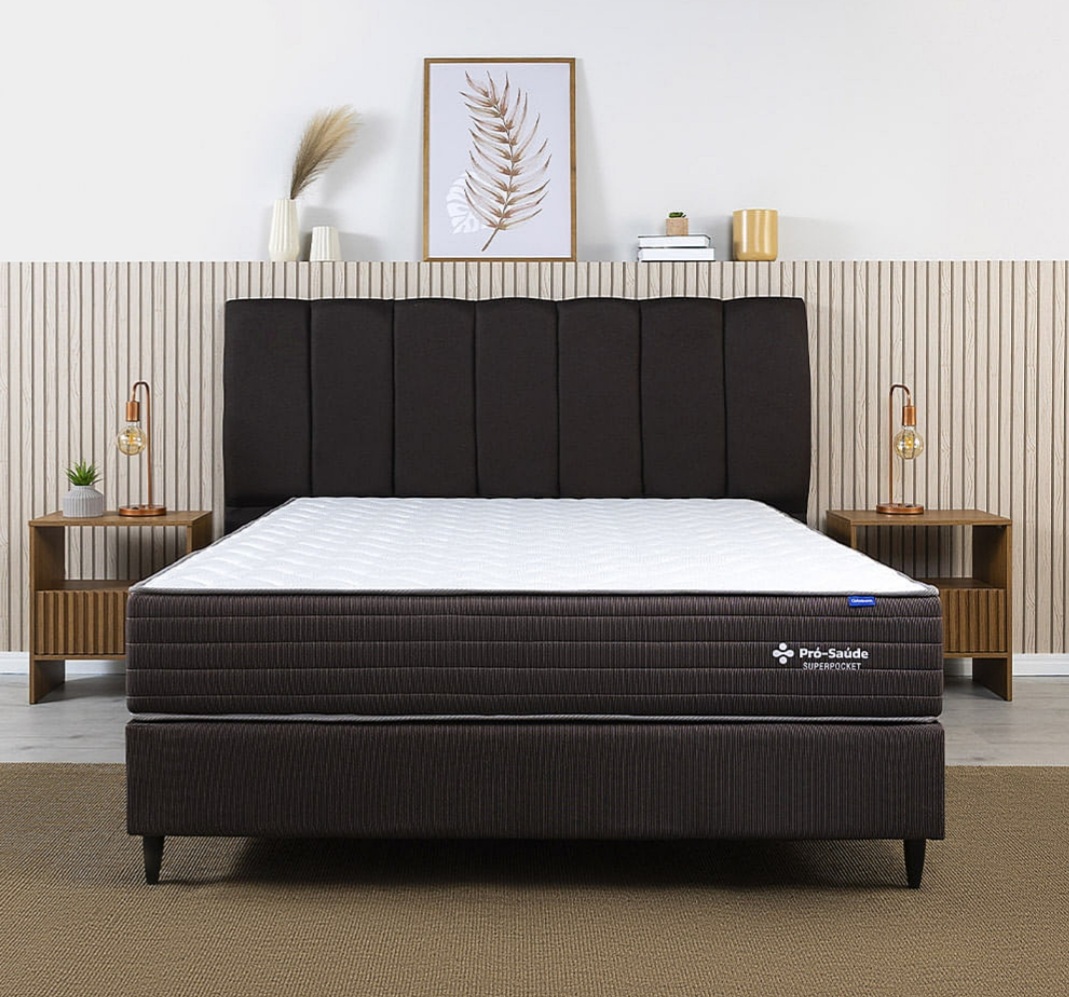 Conjunto (Cama e colchão) Casal SUPERPOCKET – 1,38 x 1,88