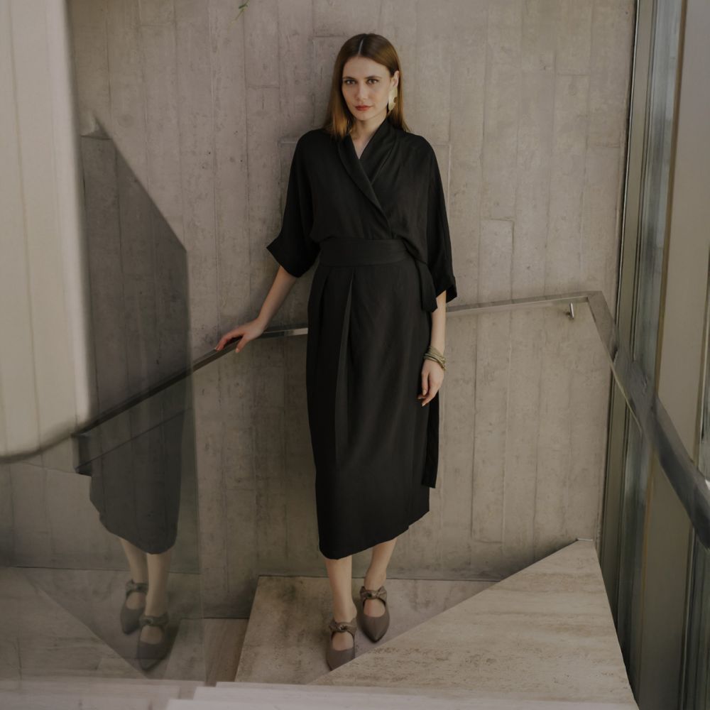 VESTIDO QUIMONO