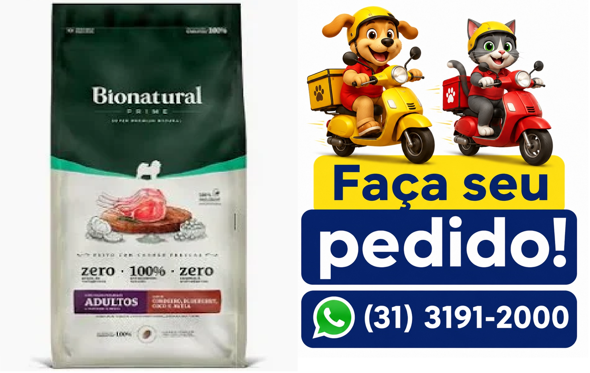 BIONATURAL PRIME CÃES AD RP CORDE 15KG