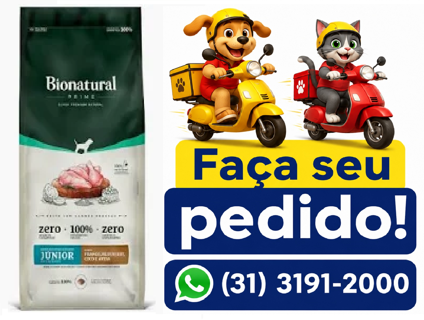 BIONATURAL PRIME CÃES FIL RMG FRAN 2,5KG