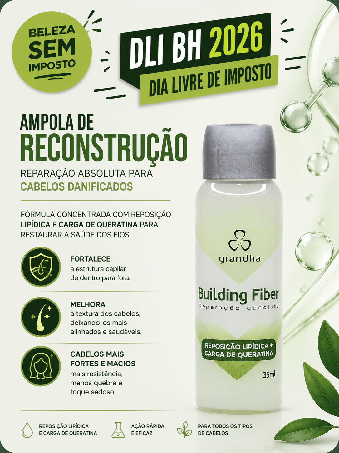 Ampola de Reconstrução – 30ml