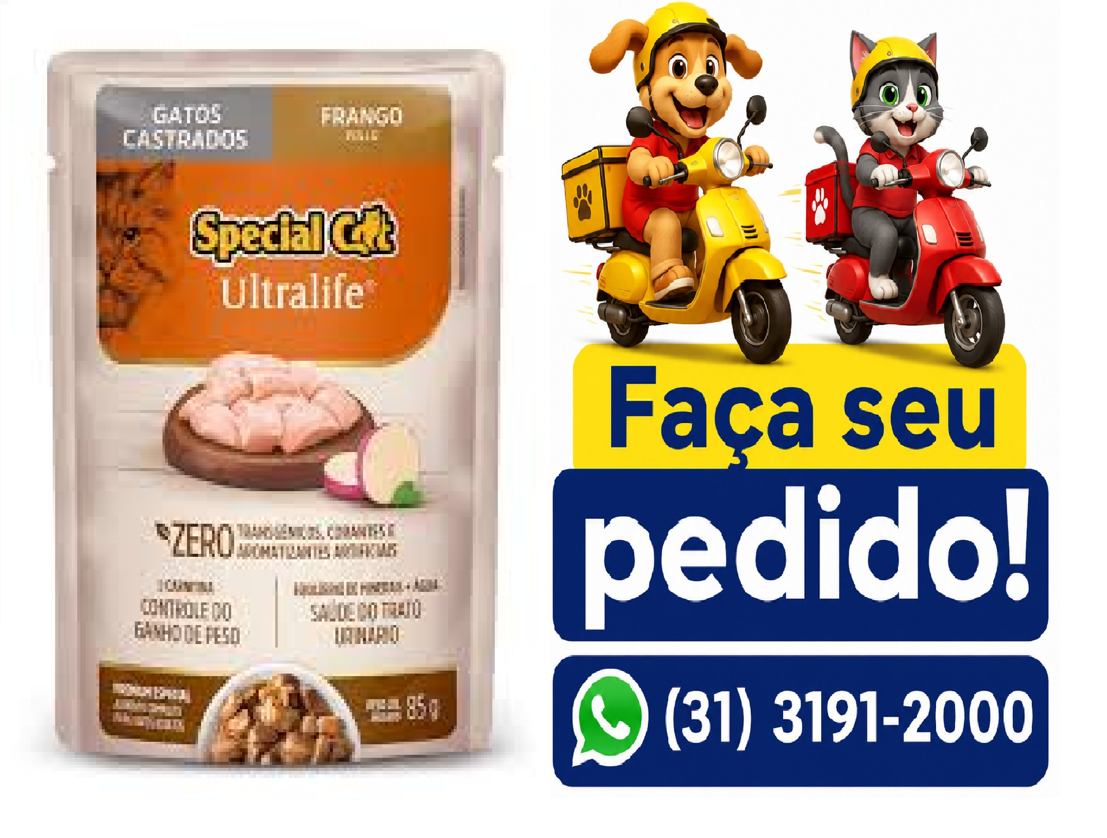 SACHÊ SPECIAL CAT ULTRALIFE CAST FRA 85G