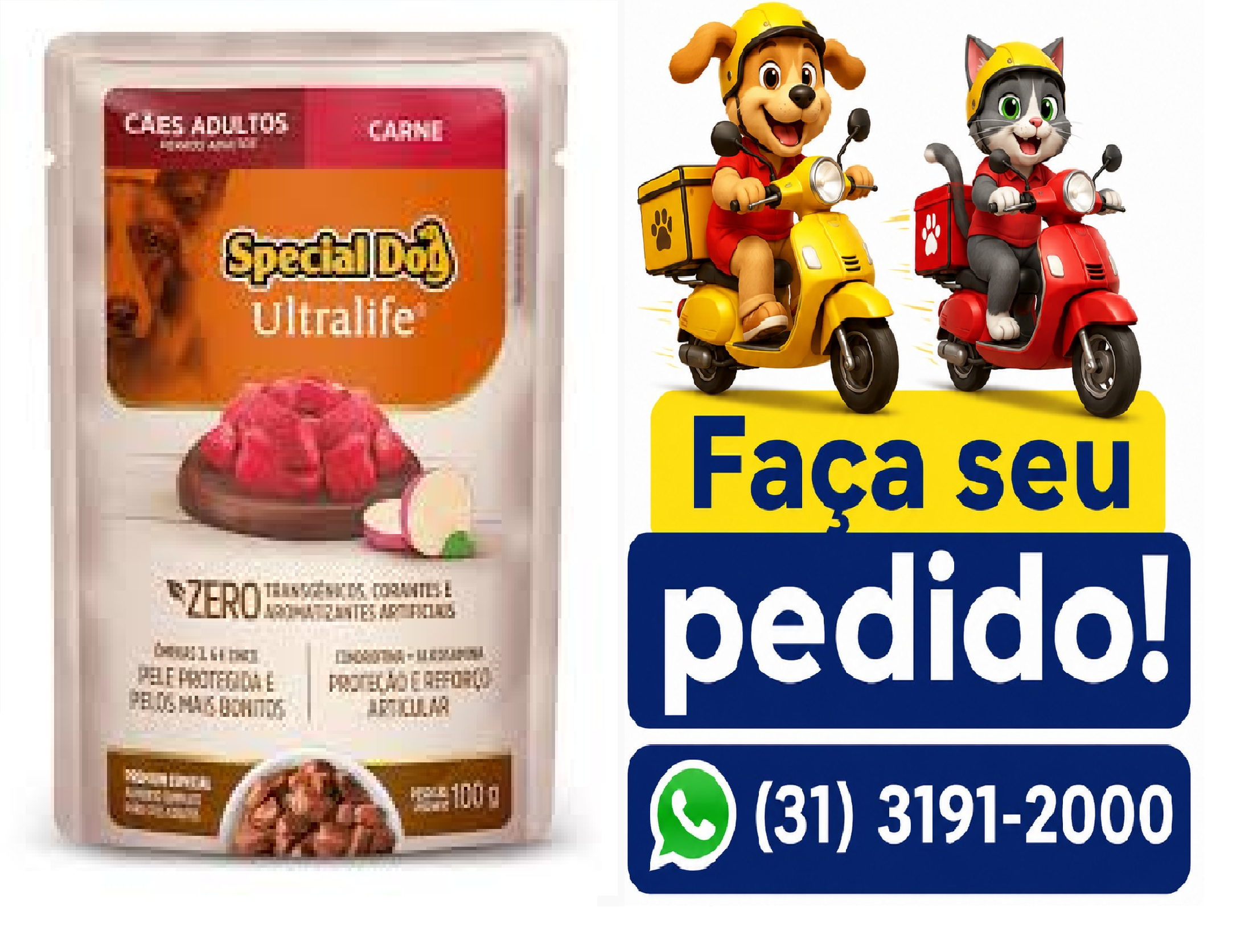 SACHÊ SPECIAL DOG ULTRALIFE AD CARN 100G
