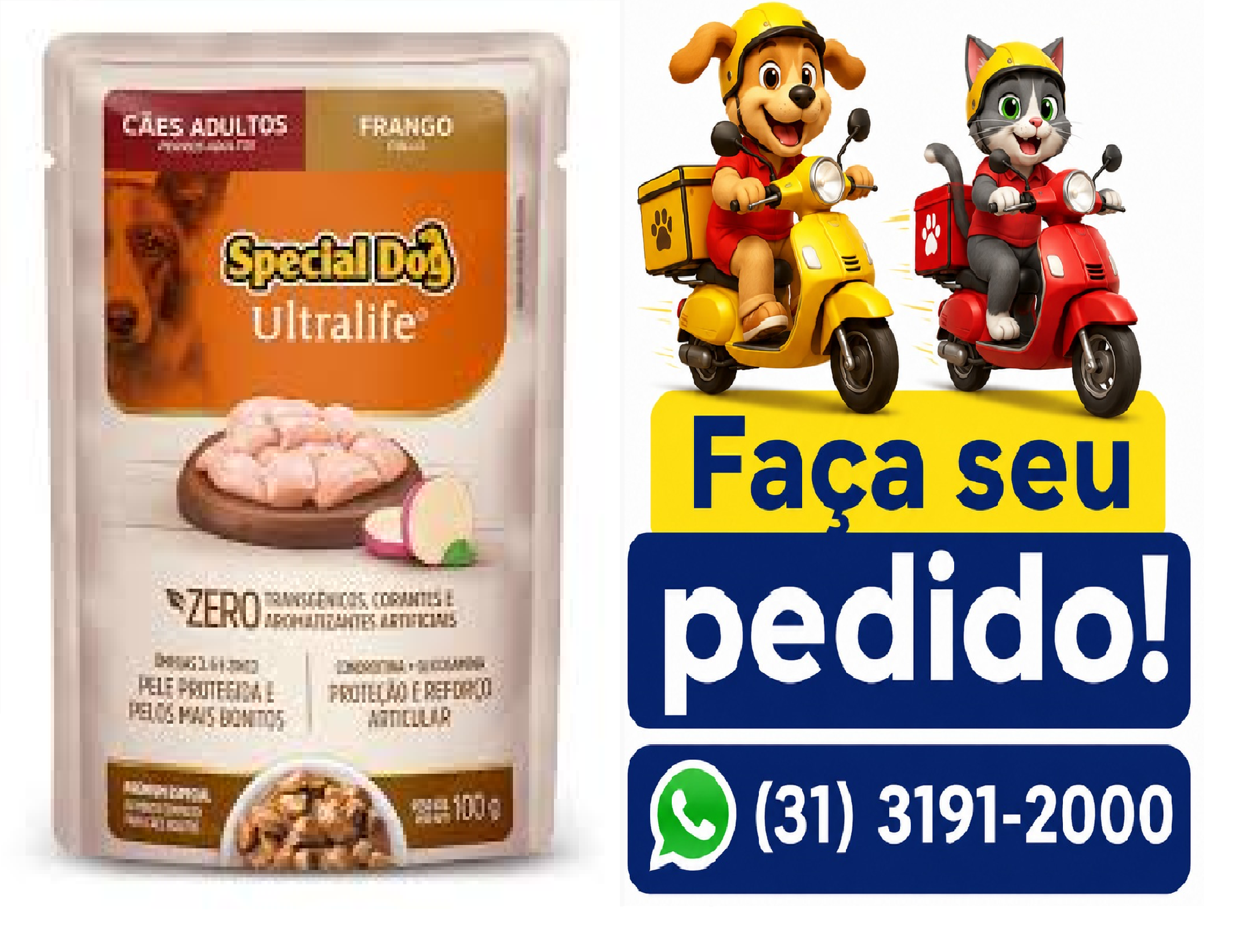 SACHÊ SPECIAL DOG ULTRALIFE AD FRAN 100G