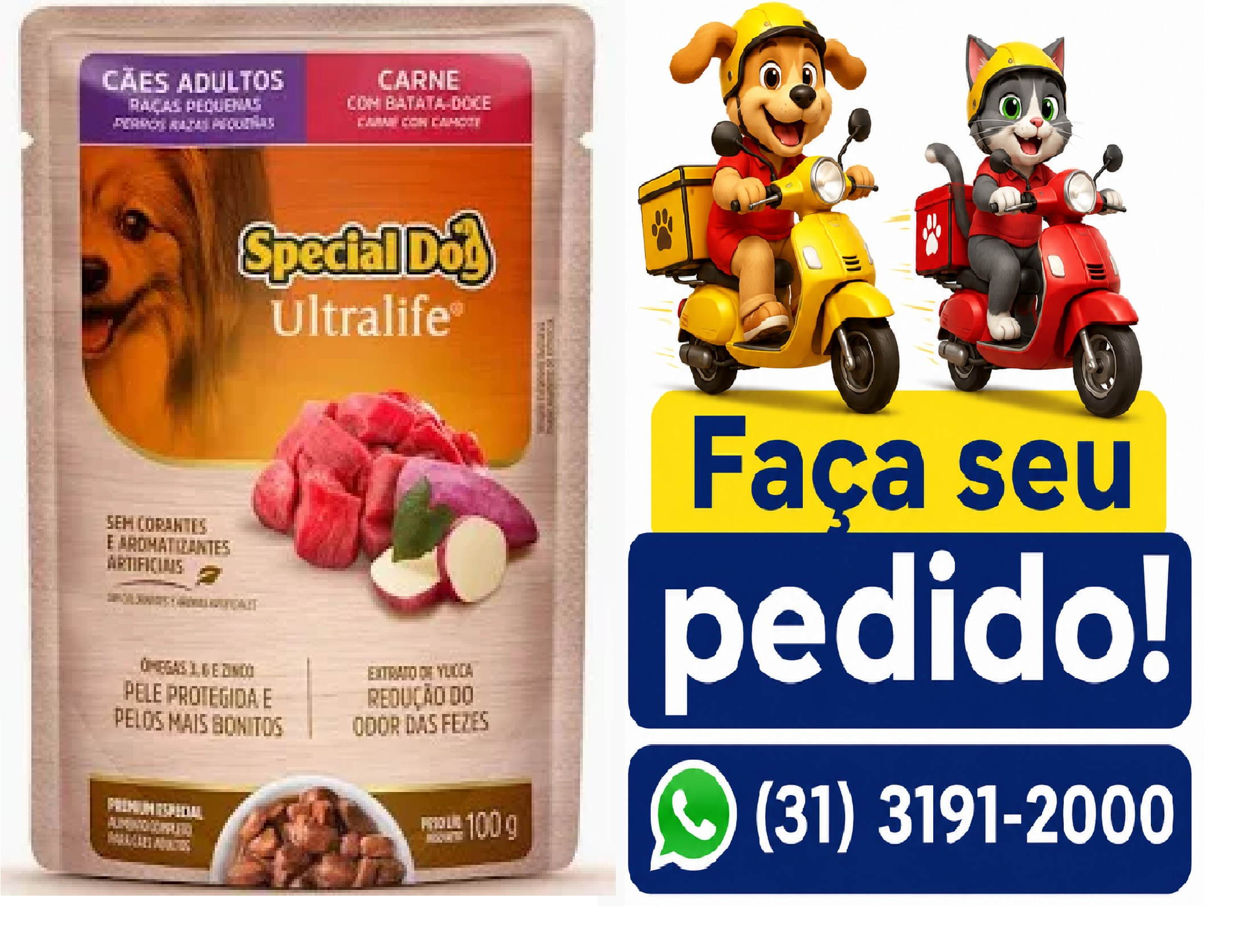 SACHÊ SPECIAL DOG ULTRAL AD RP CARN 100G