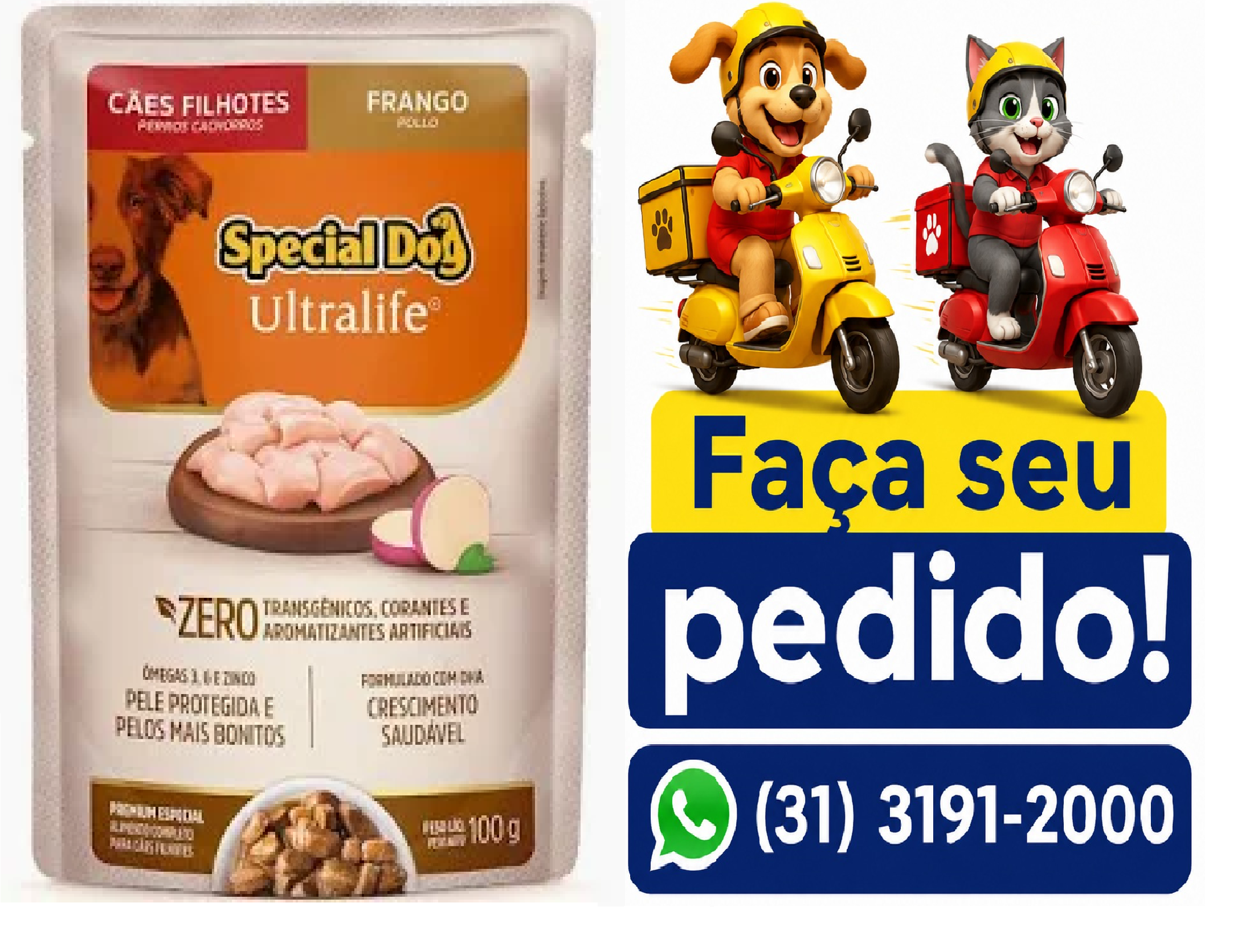 SACHÊ SPECIAL DOG ULTRALIF FIL FRAN 100G
