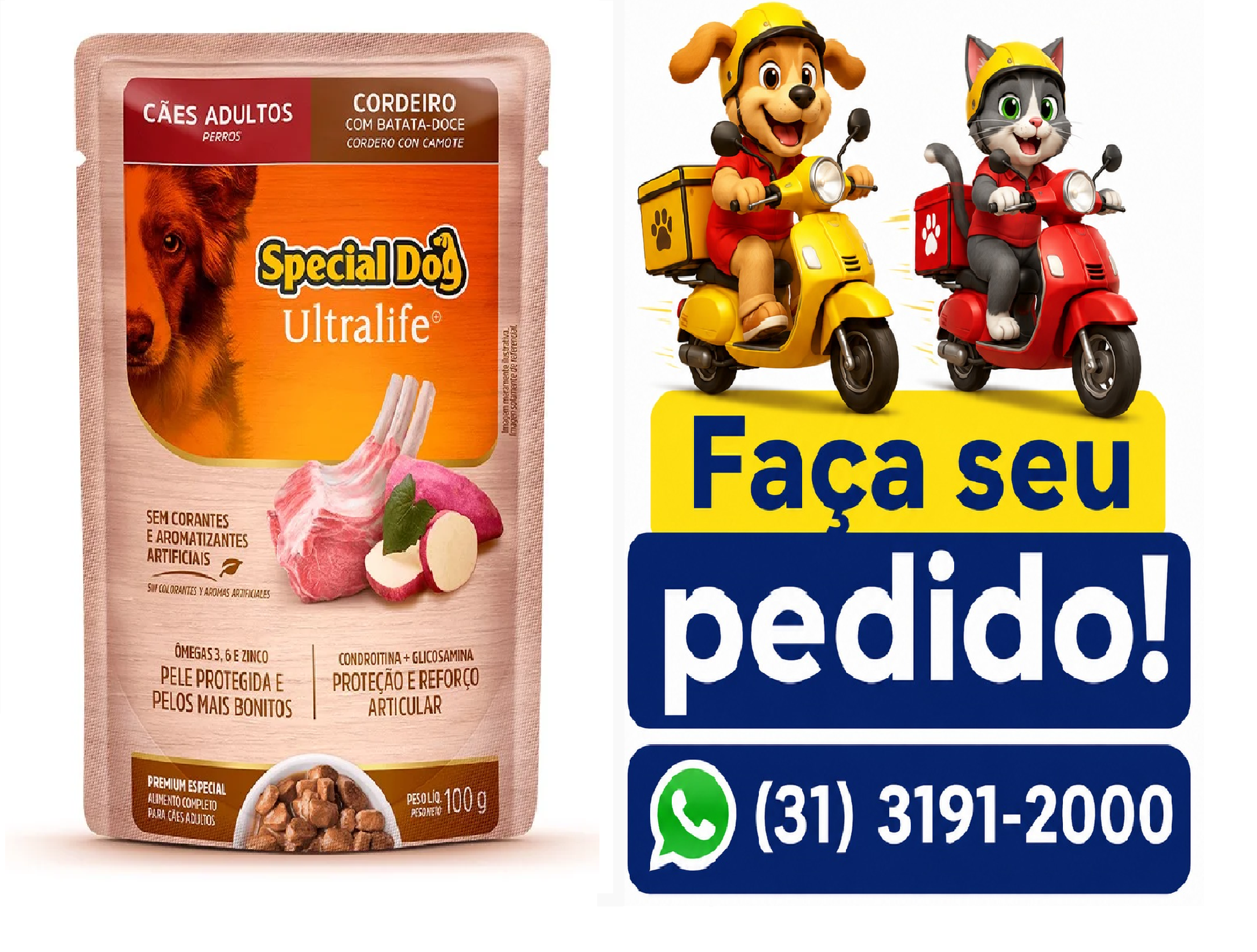 SACHÊ SPECIAL DOG ULTRALIFE AD CORD 100G