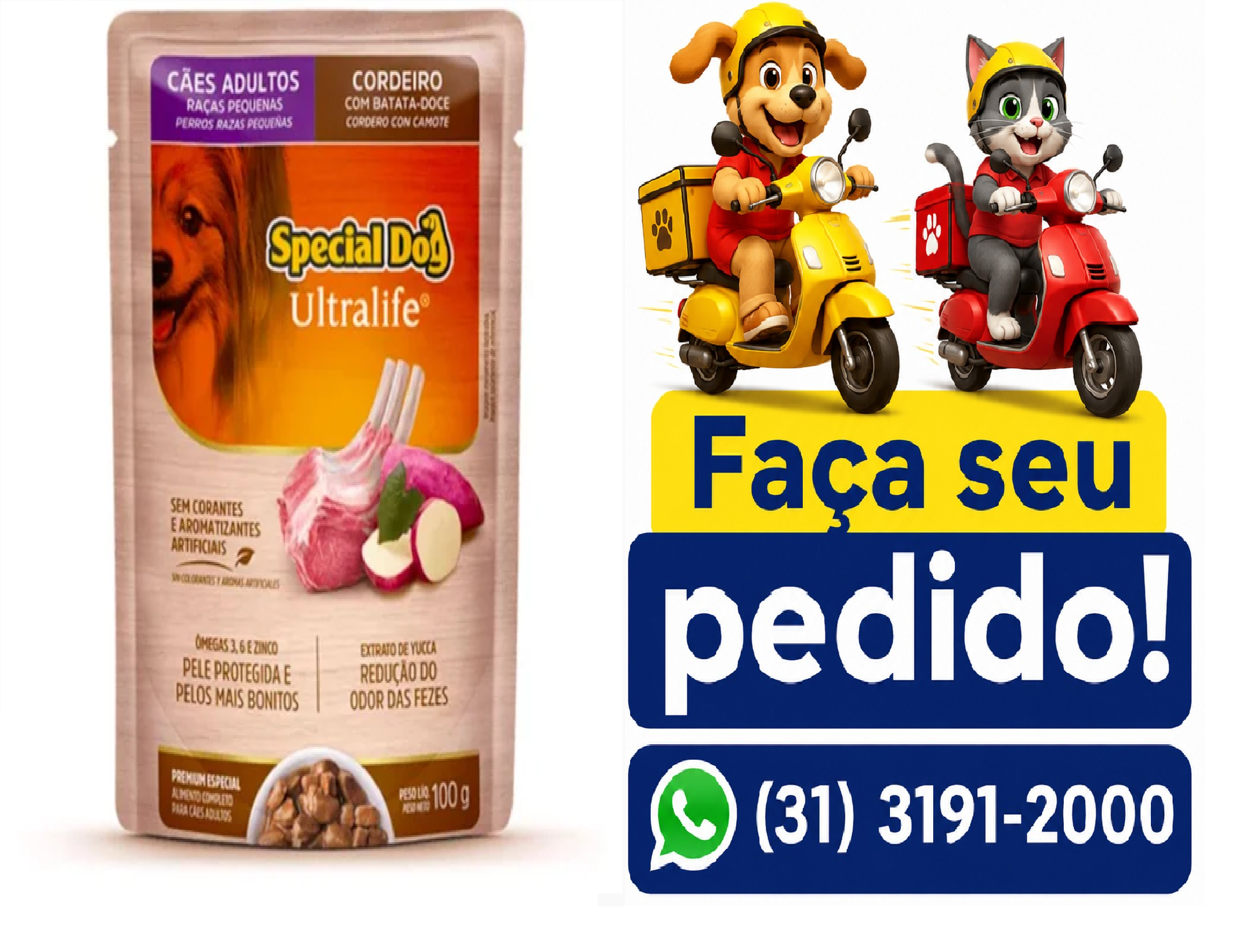 SACHÊ SPECIAL DOG ULTRAL AD RP CORD 100G