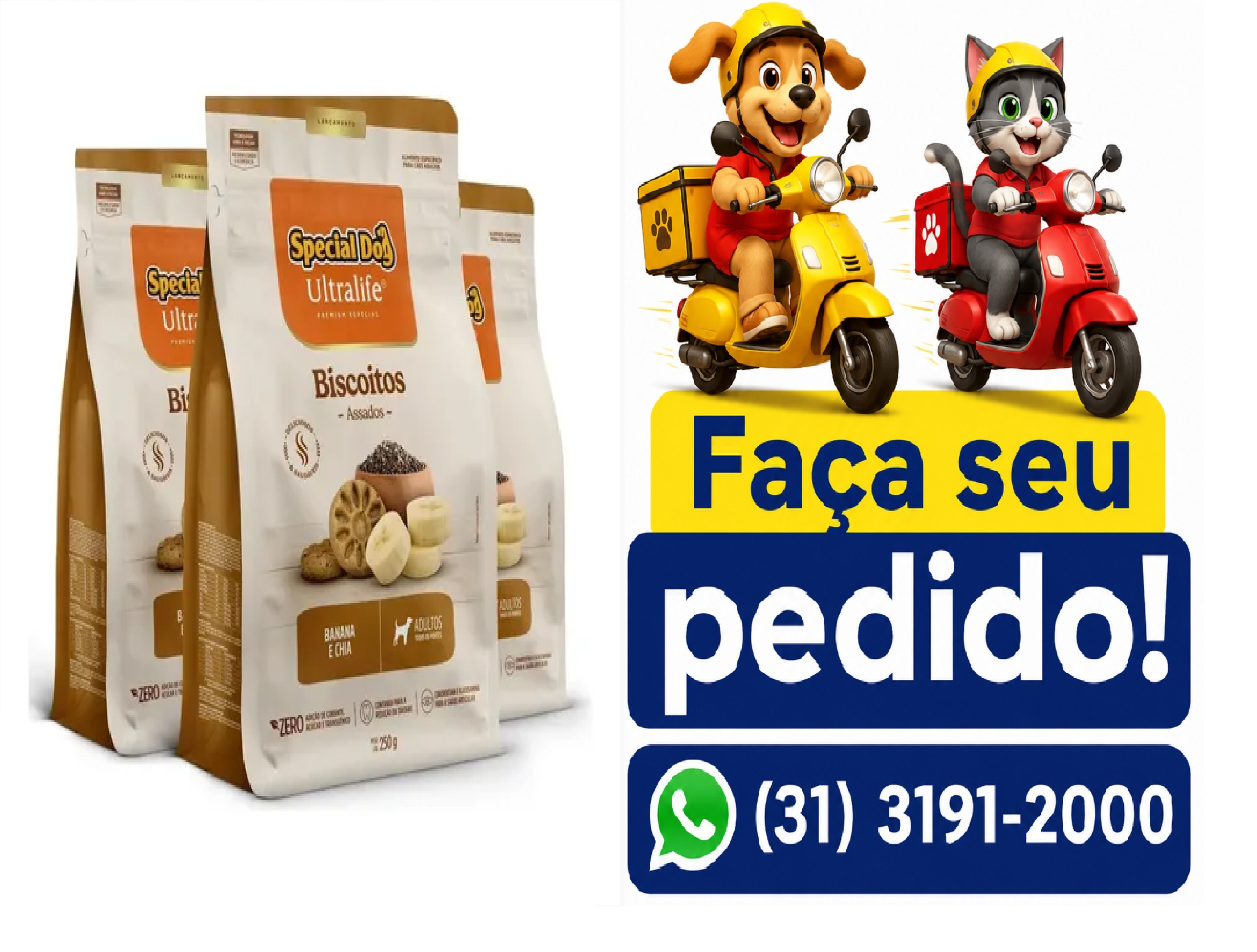 BISCOITO SPECIAL DOG ULTRALI AD B/C 250G