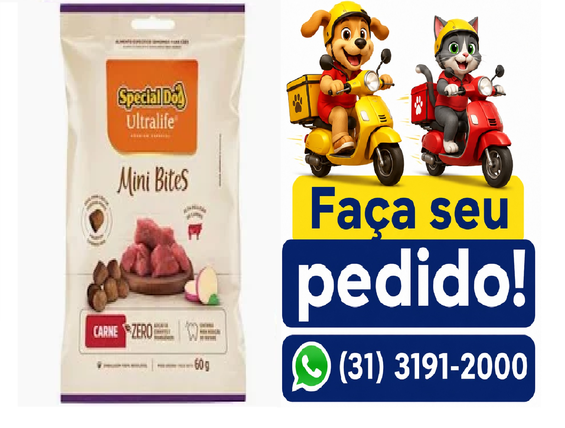 BIFINHO SPECIAL DOG ULTRALIFE MB CAR 60G
