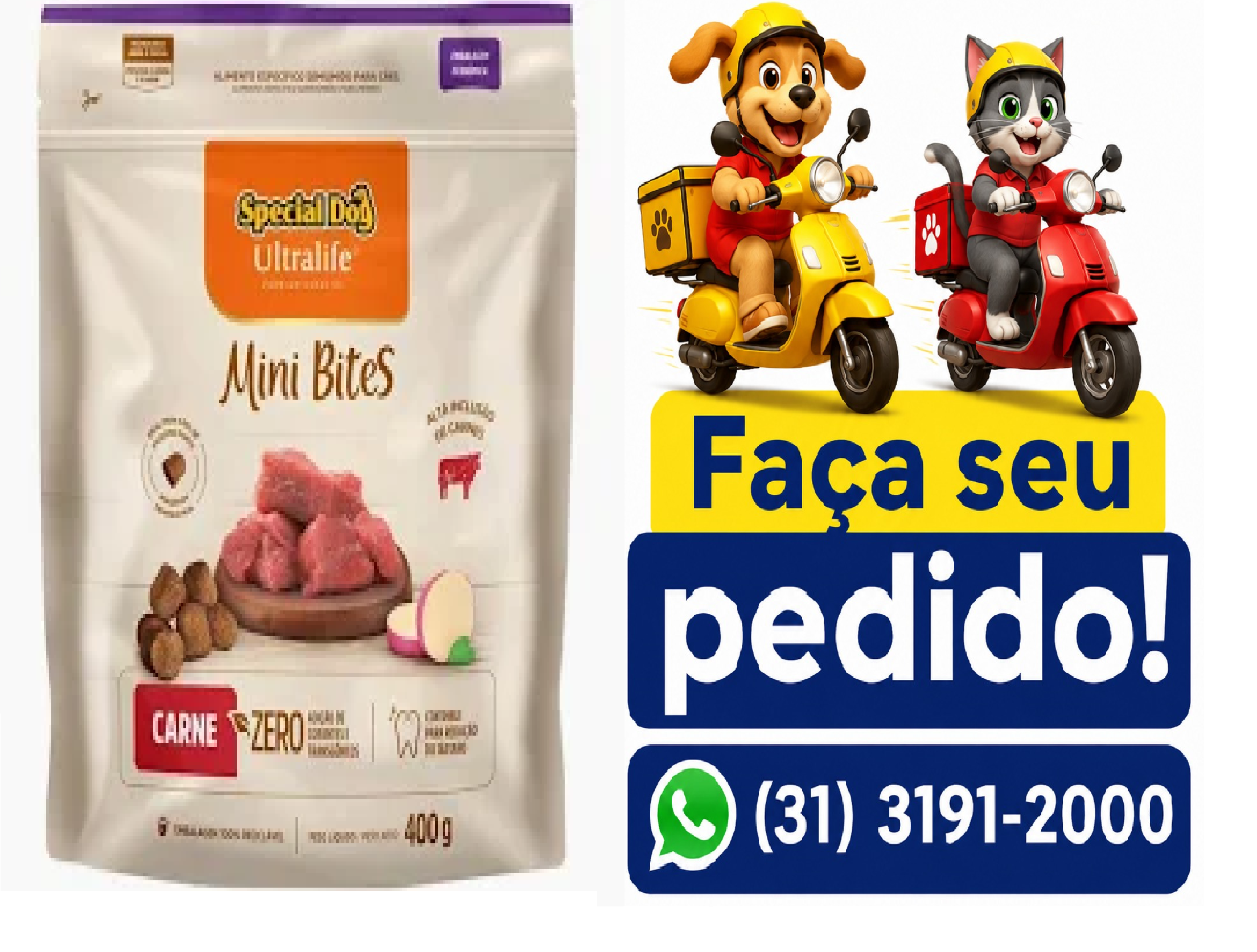 BIFINHO SPECIAL DOG ULTRALIF MB CAR 400G