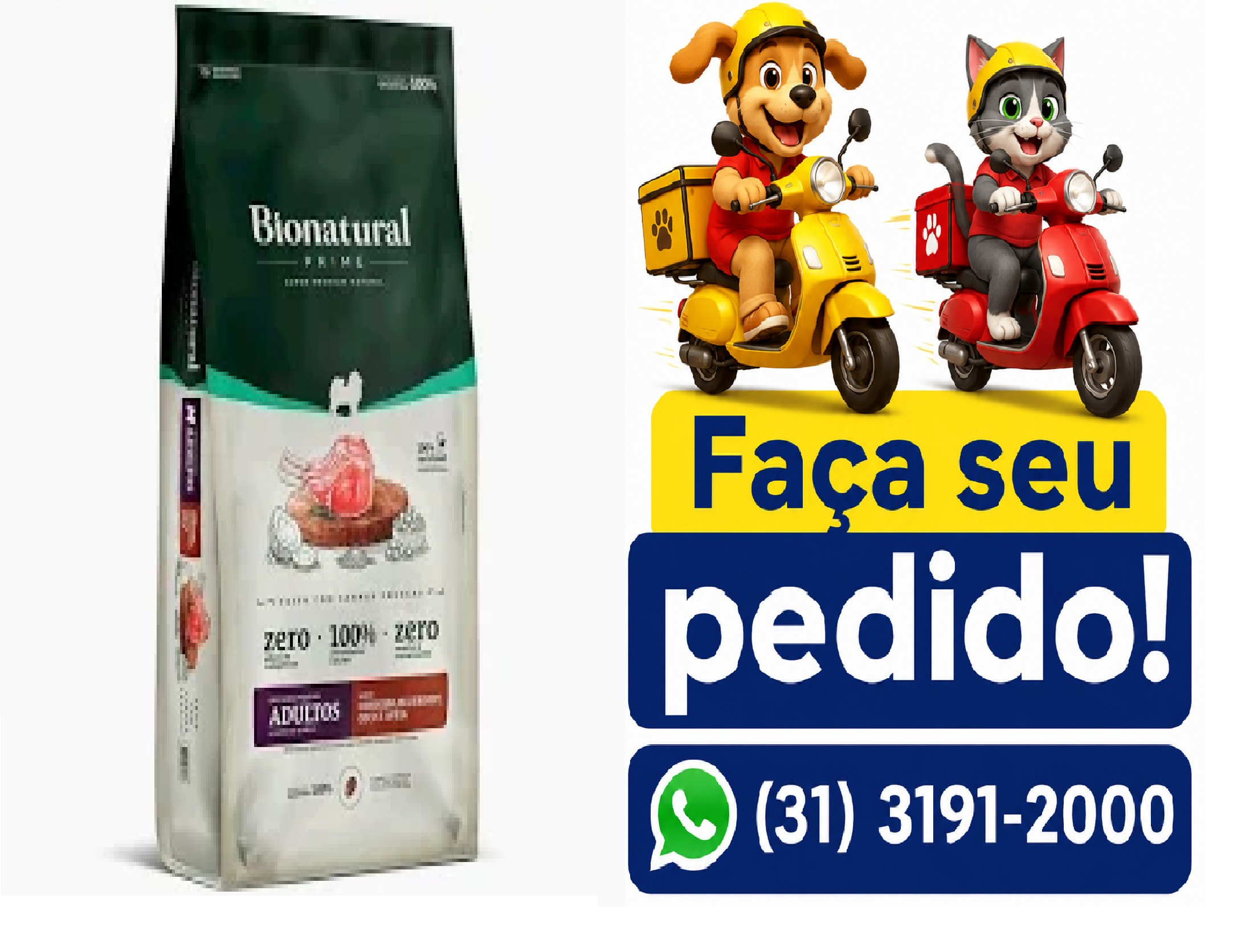 BIONATURAL PRIME CÃES AD RP CORDE 2,5KG