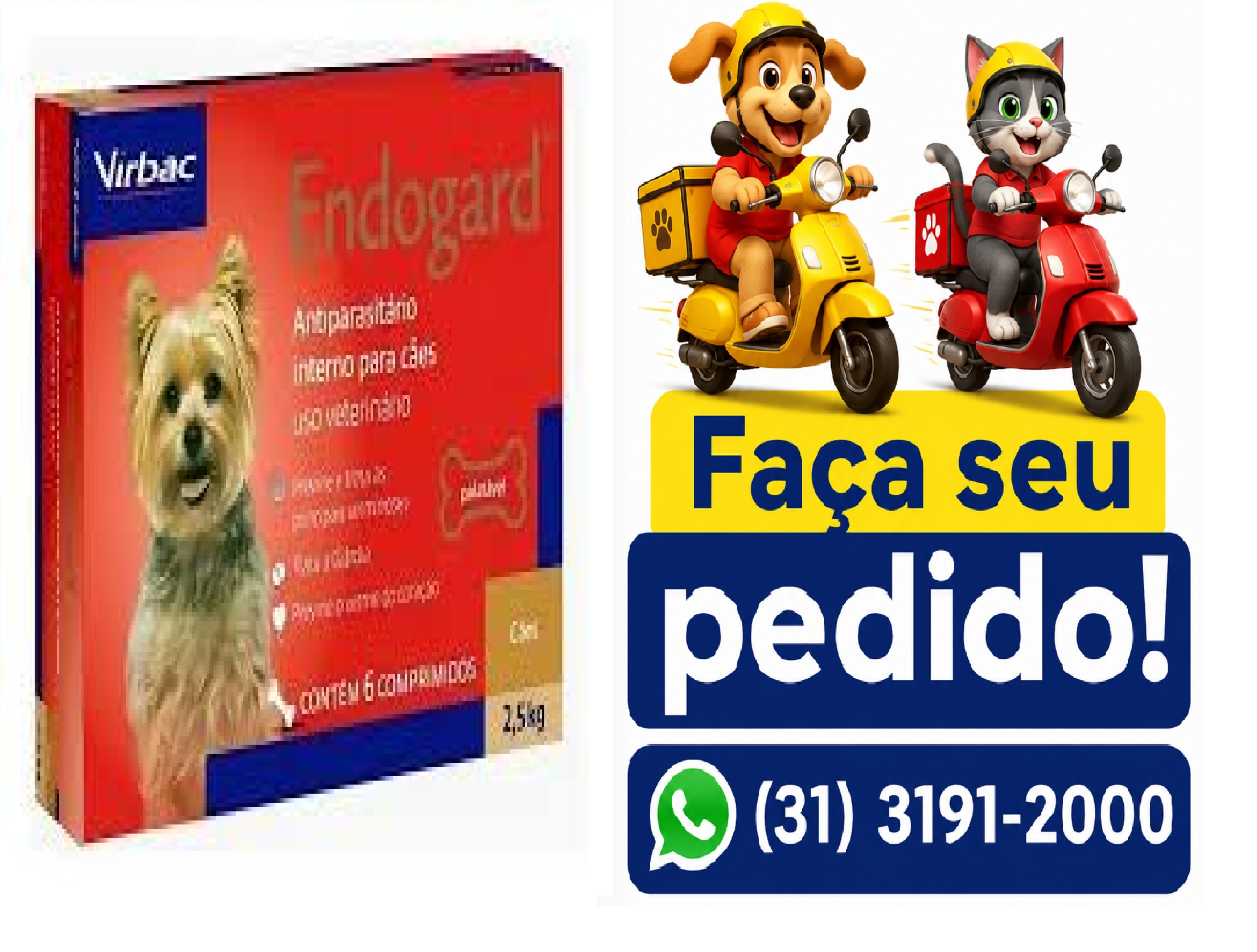 ENDOGARD 2,5 C/6 COMPRIMIDOS