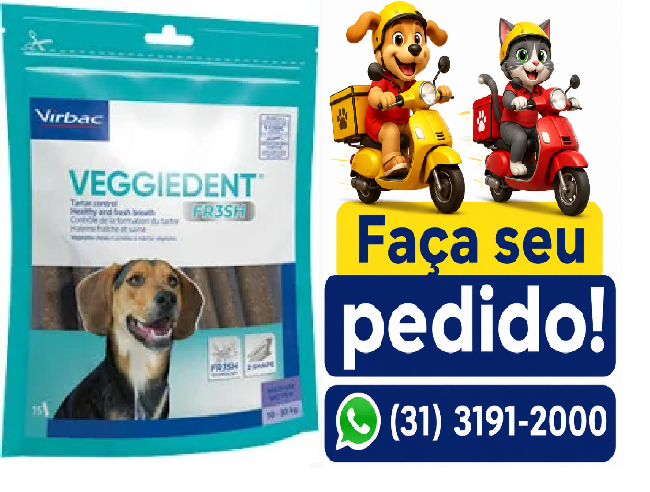 VEGGIE DENT FRESH CAO G VIRBAC