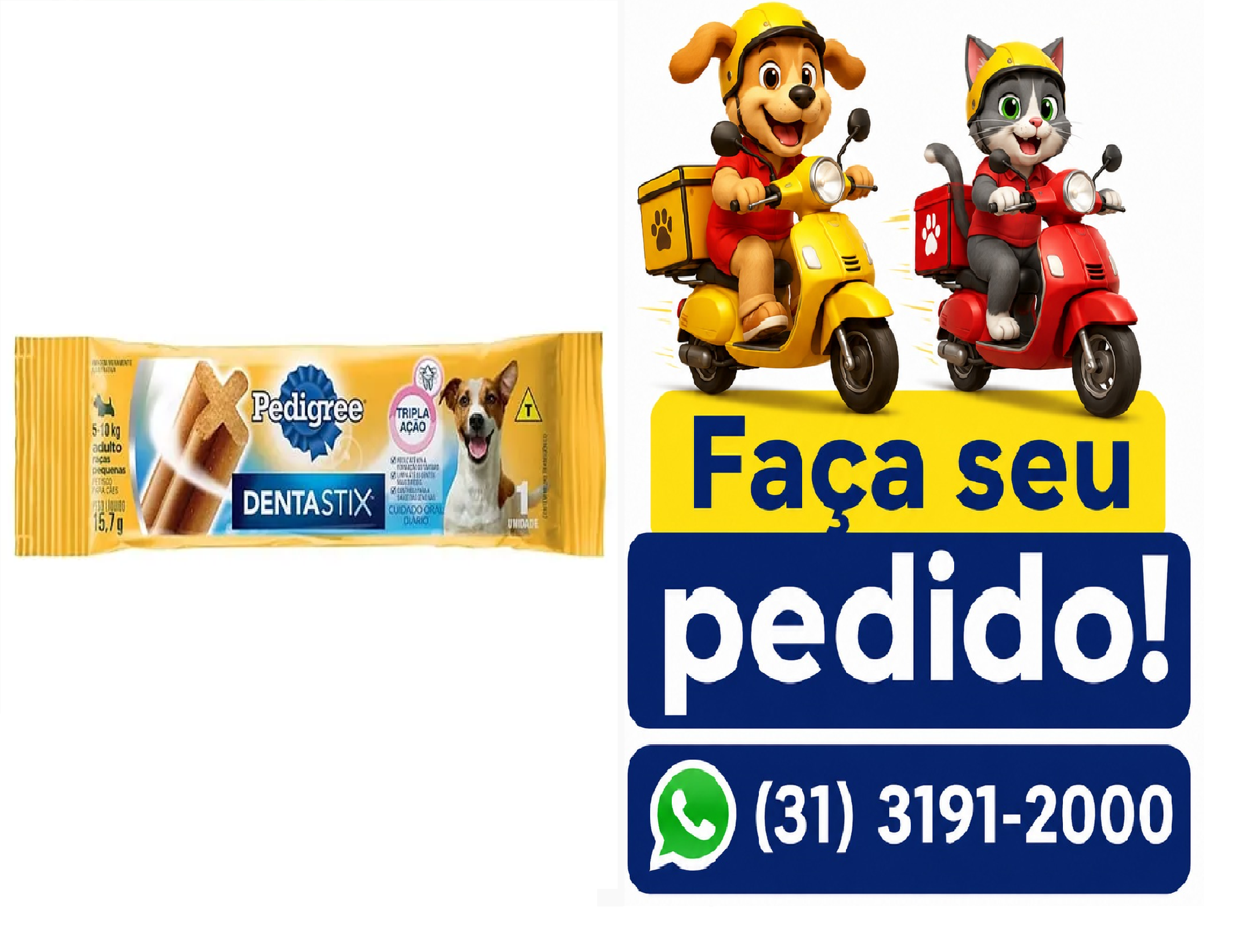 PETISCO PED DENTASTIX RP 1 STICK 15,7G