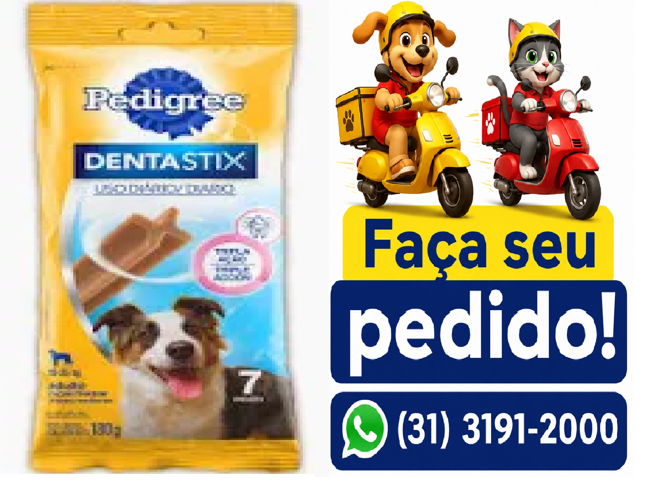 PETISCO PED DENTASTIX RM 7 STICKS180G