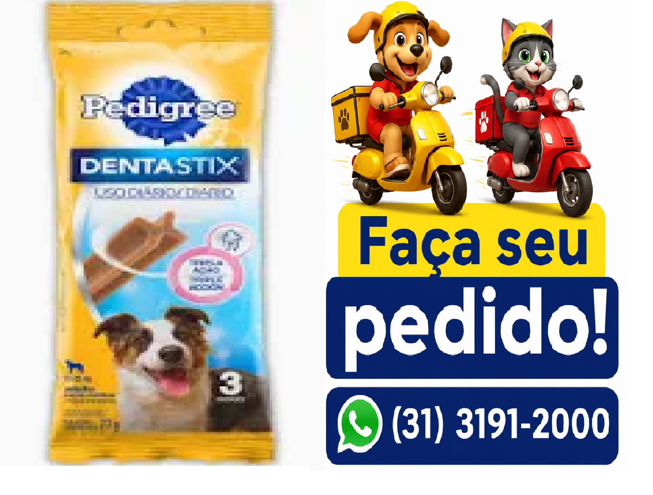 PETISCO PED DENTASTIX RM 3 STICKS 77G