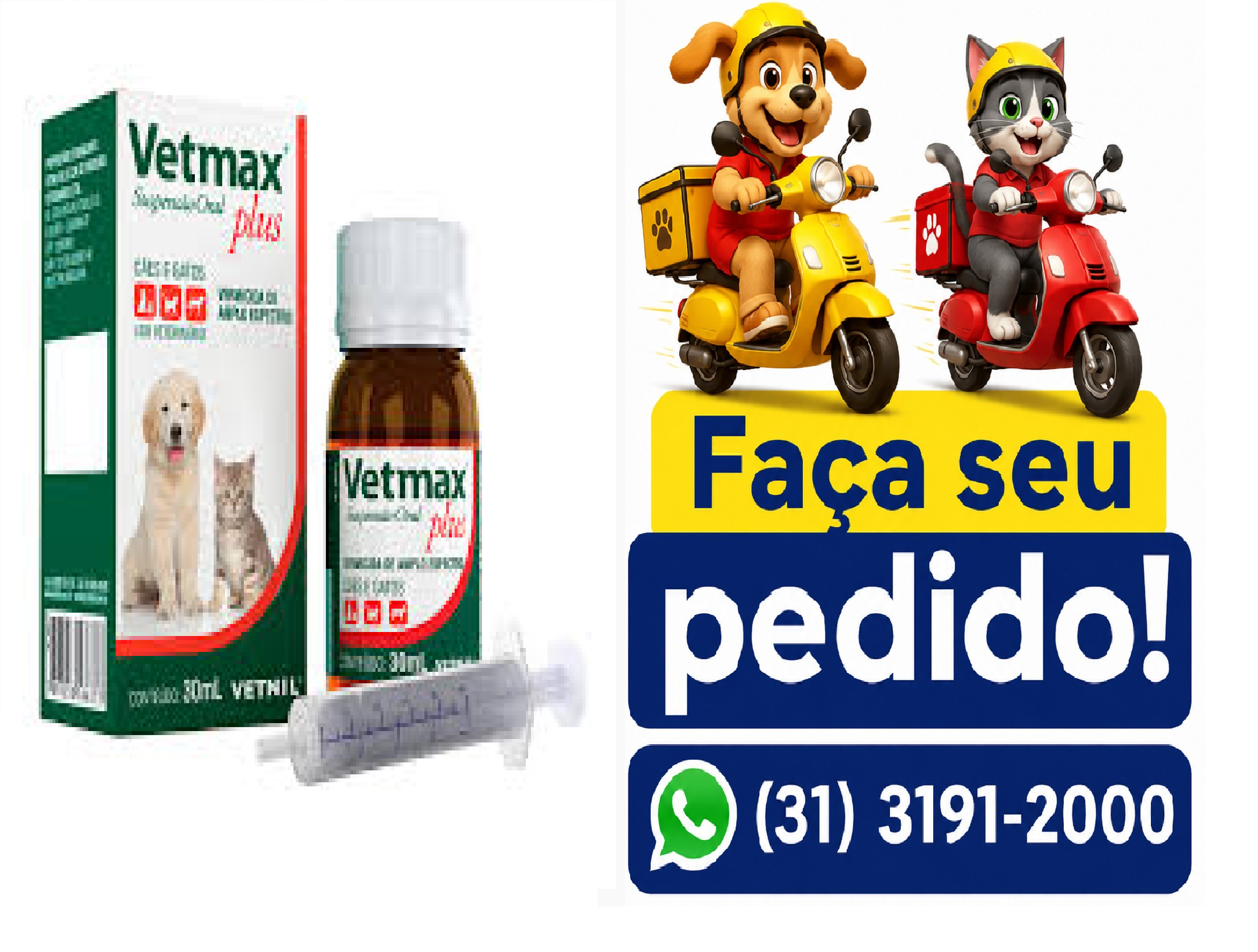 VETMAX PLUS SUPENSÃO 30 ML VETNIL