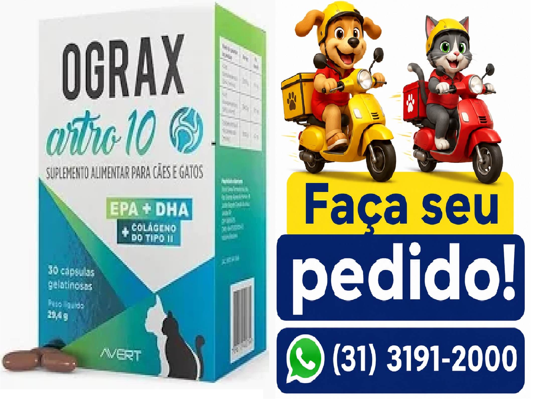 OGRAX ARTRO 10 – 30 CAPSULAS – AVERT