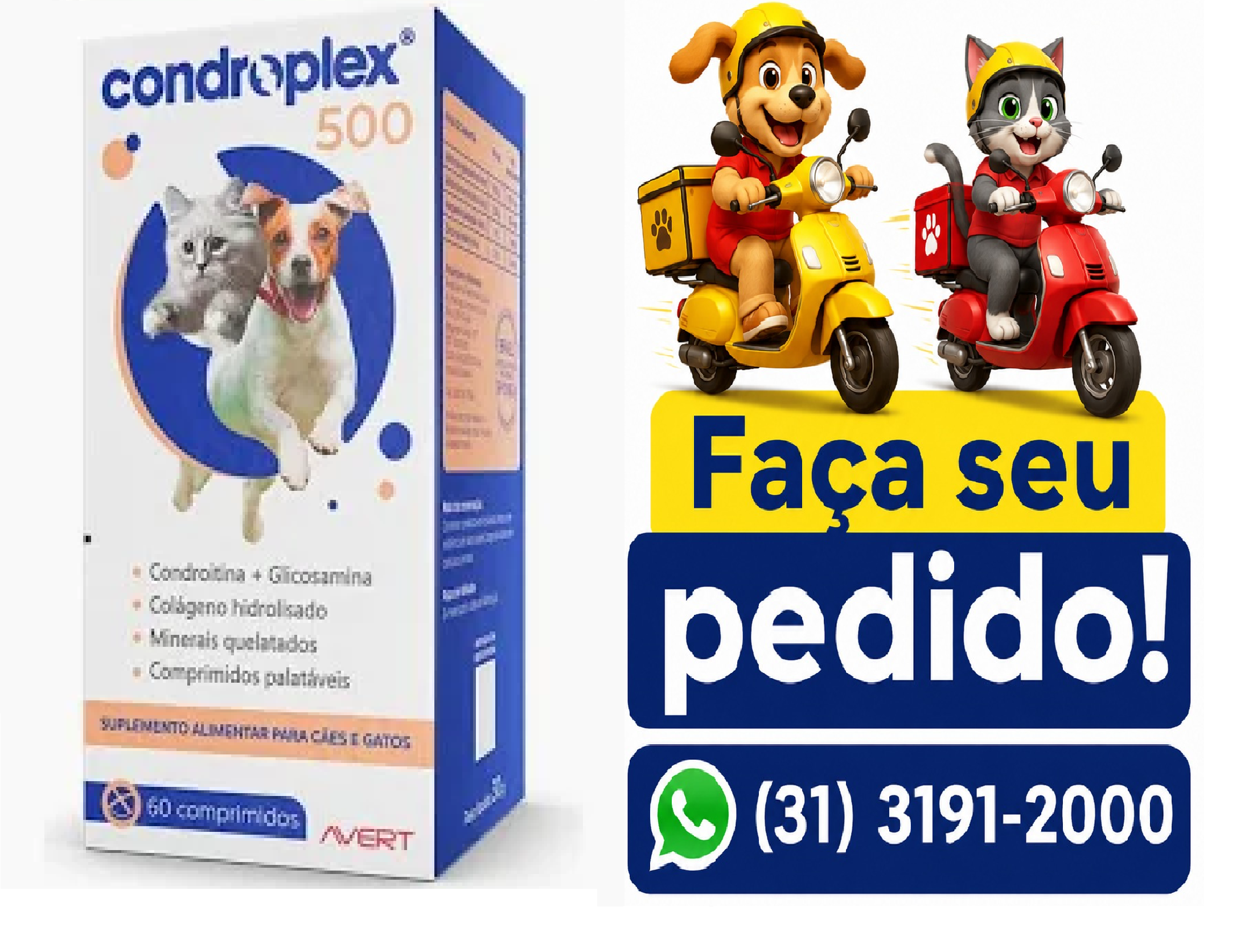 CONDROPLEX 500MG 60 COMPRIMID -AVERT