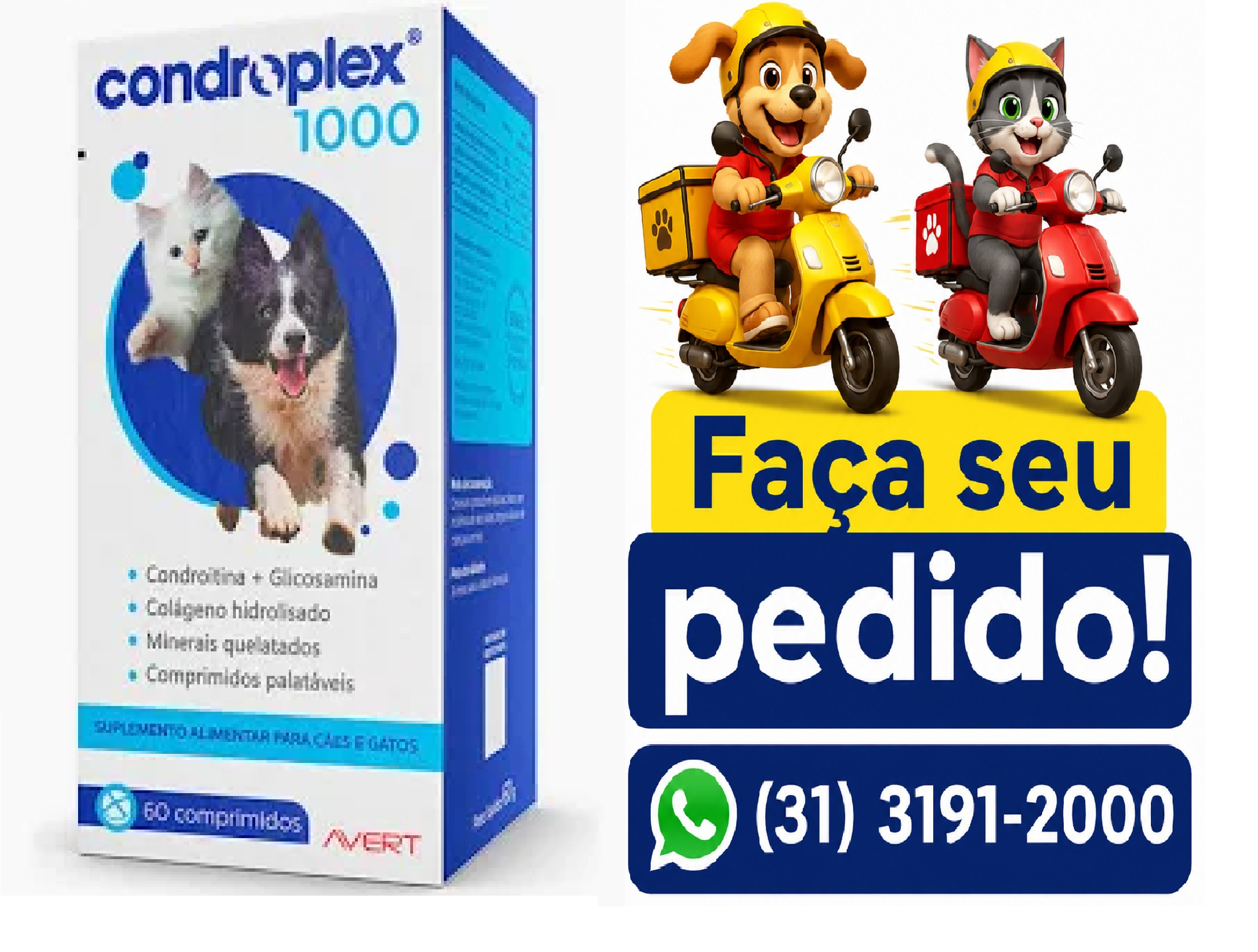 CONDROPLEX 1000MG 60 COMPRIMID -AVERT