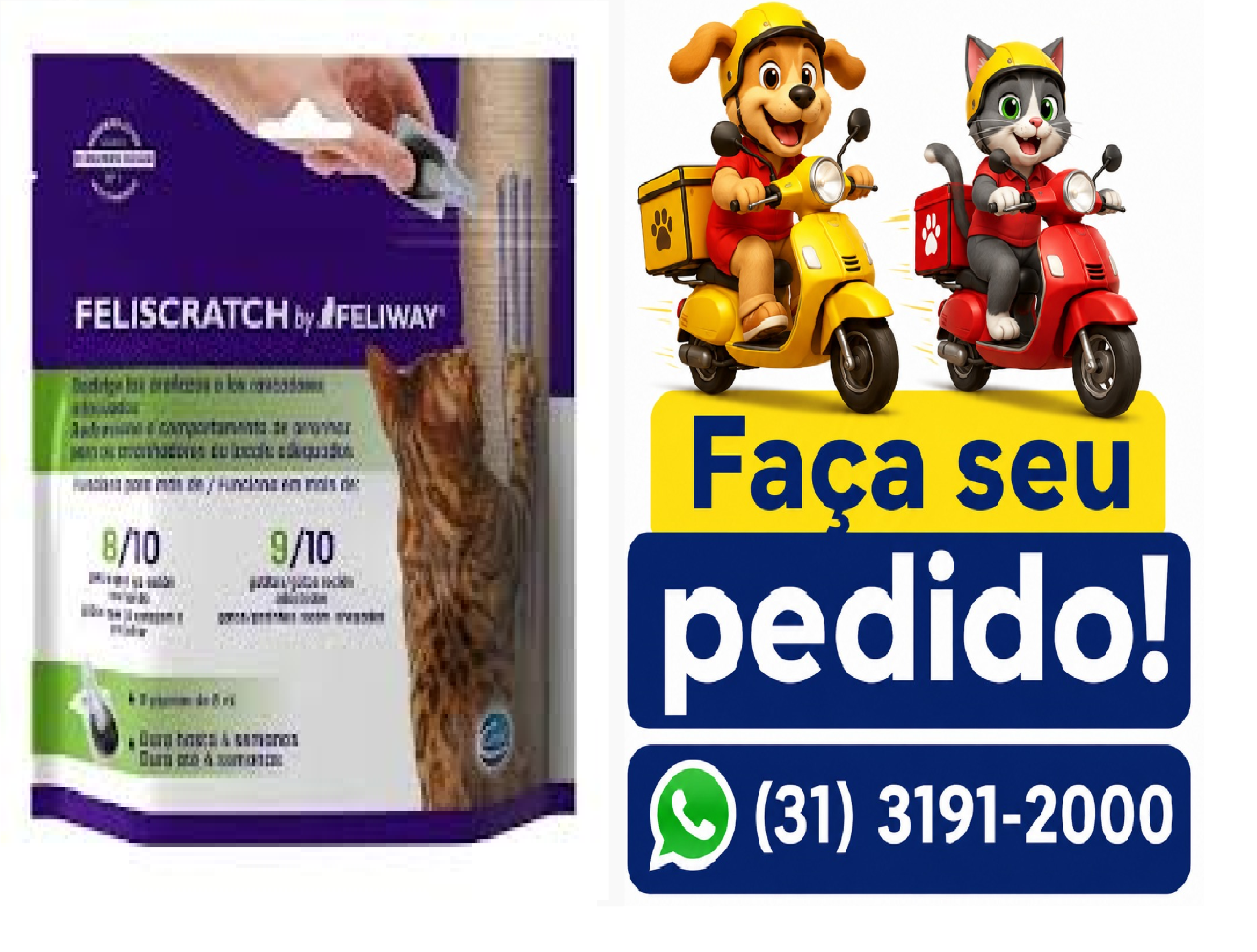 FELISCRATCH FELIWAY 9 PIPETAS 5ML CEVA