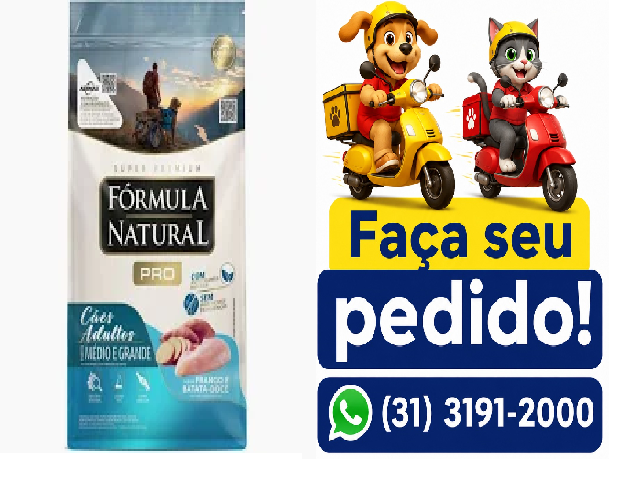 FORMULA NATURAL PRO CAES AD MED/GD 20KG