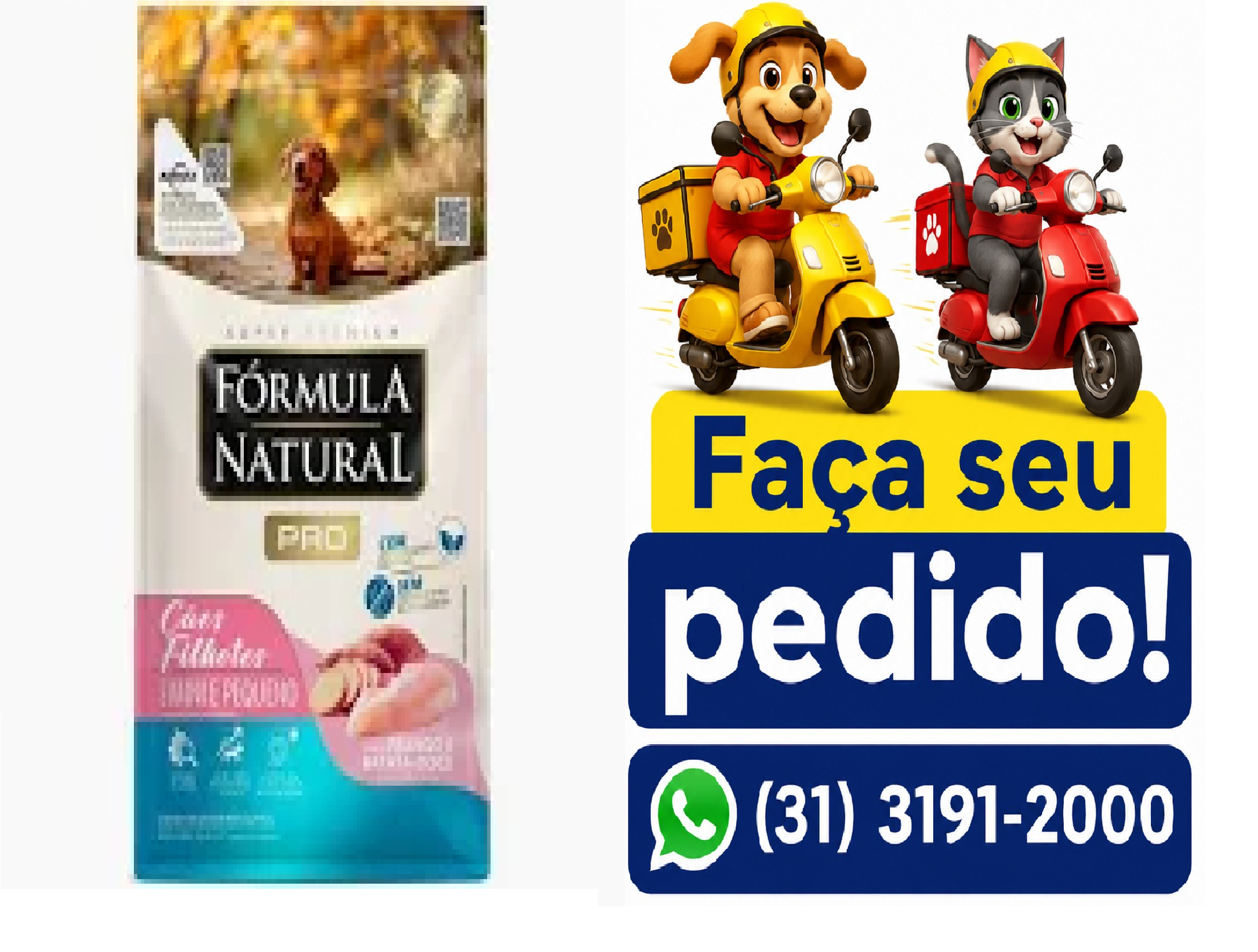 FORMULA NATURAL PRO CAO FIL MIN/PQ 2,5KG