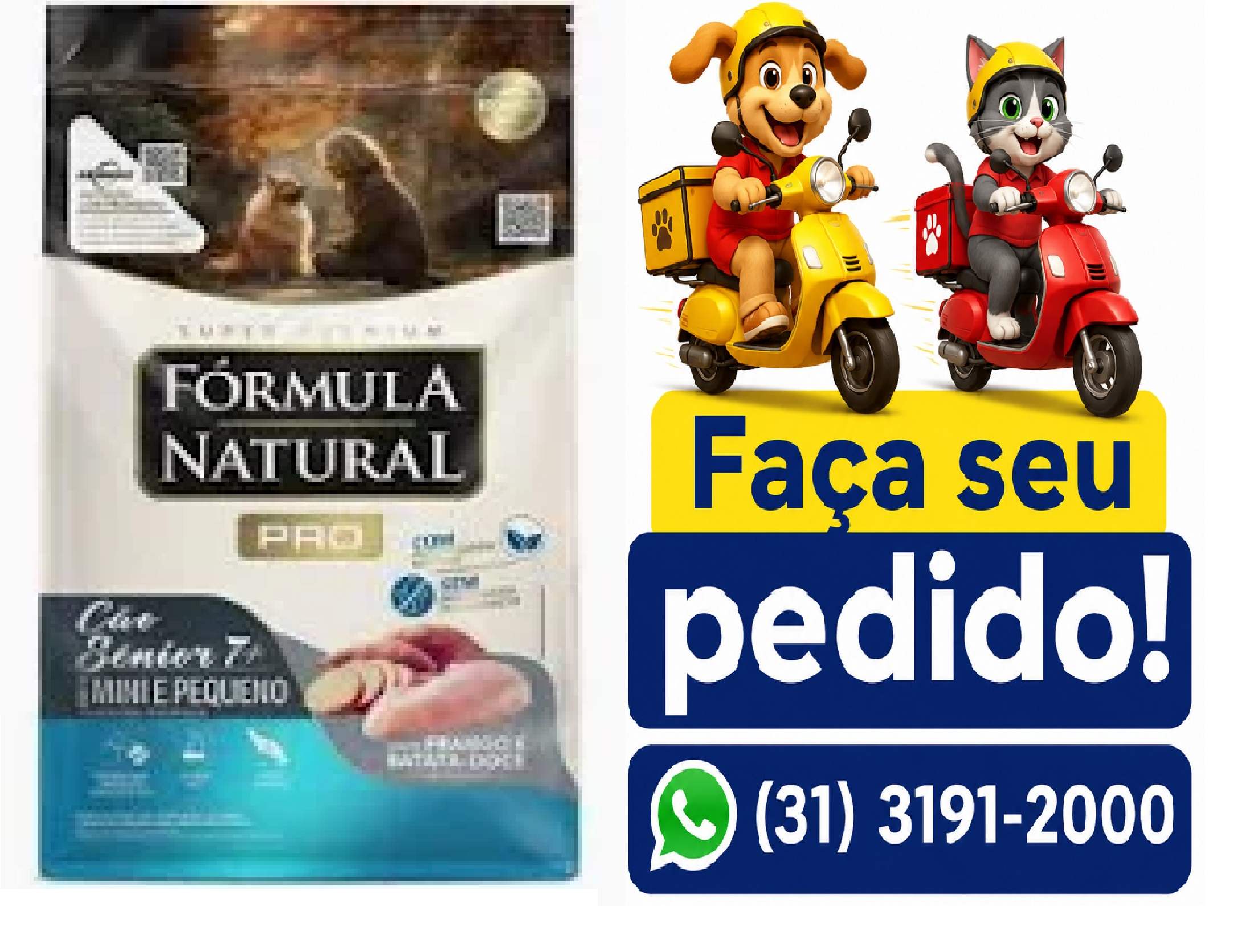 FORMULA NATU PRO CAO SENI MIN/PEQ 10,1KG