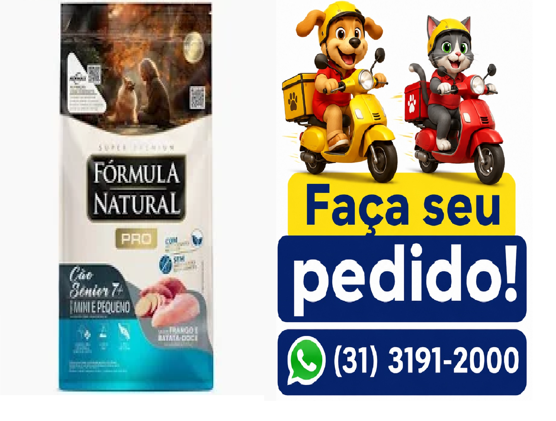 FORMULA NATUR PRO CAO SENI MIN/PEQ 2,5KG