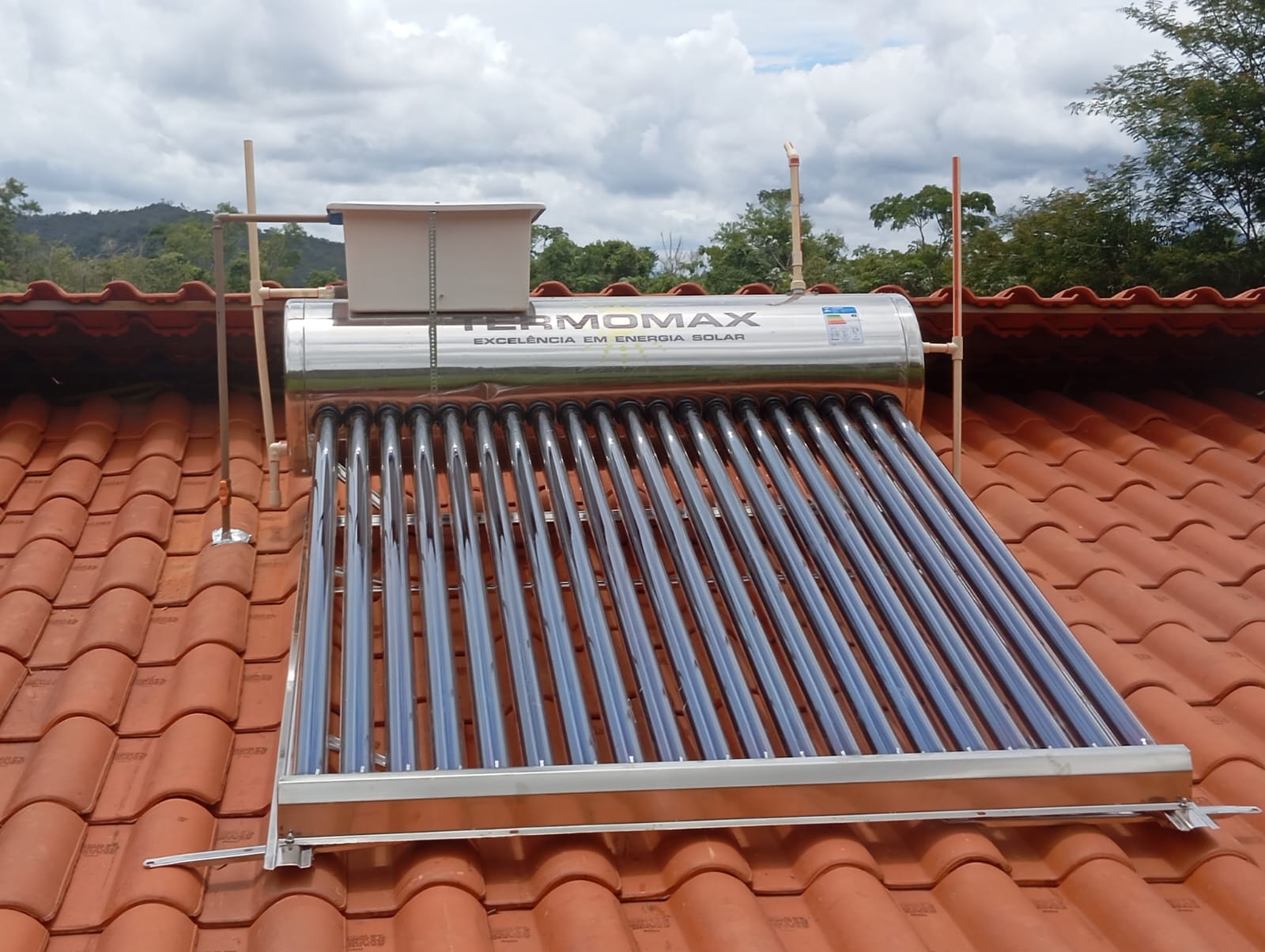 AQUECEDOR ACOPLADO A VÁCUO PREMIUM 200 LITROS EM AÇO INOX 316