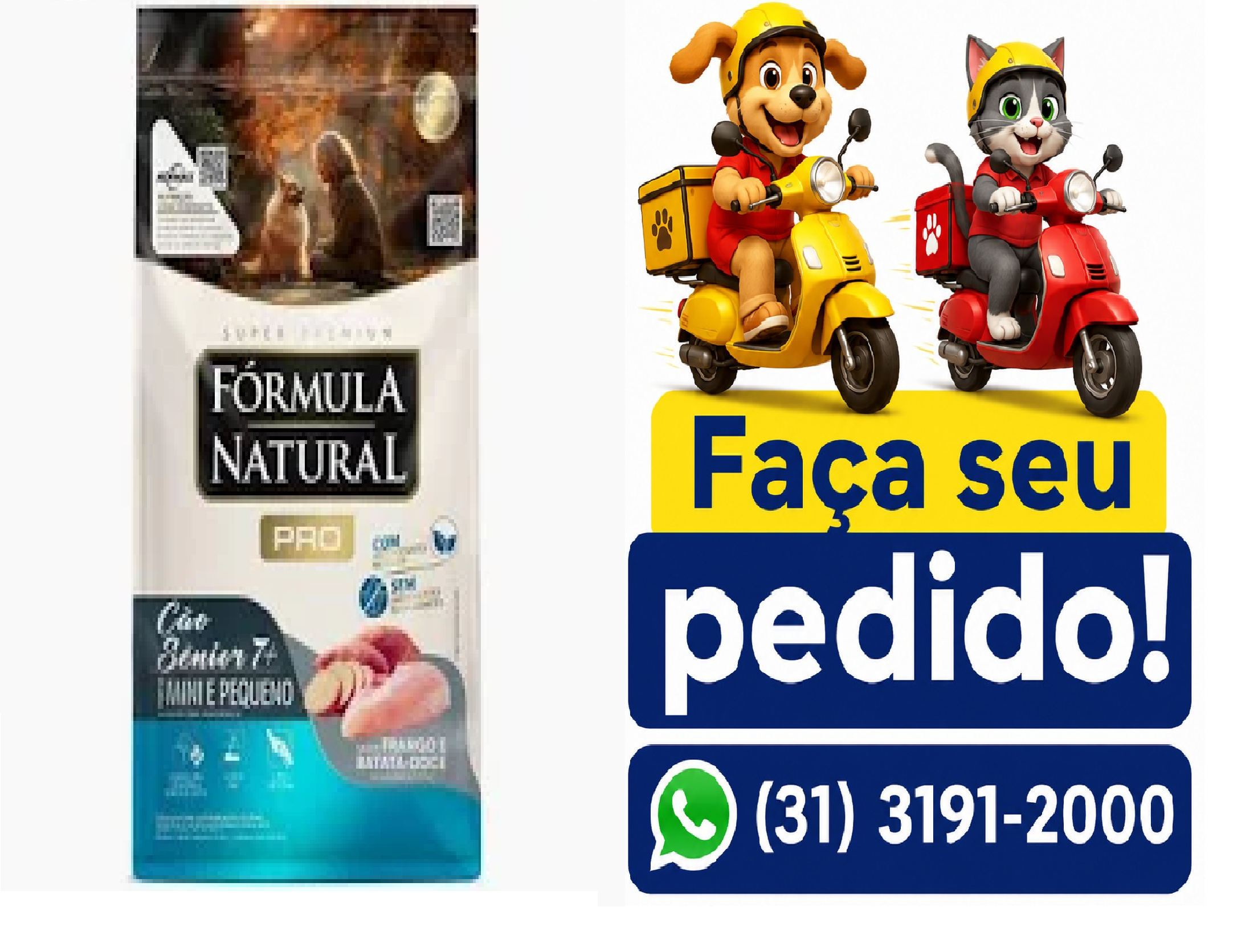 FORMULA NATURAL PRO CAO SENI MIN/PEQ 1KG