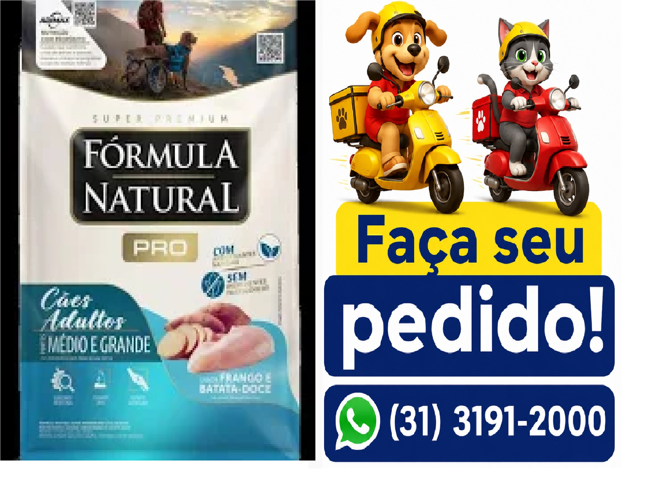 FORMULA NATURAL PRO CAES AD MED/GD 15KG