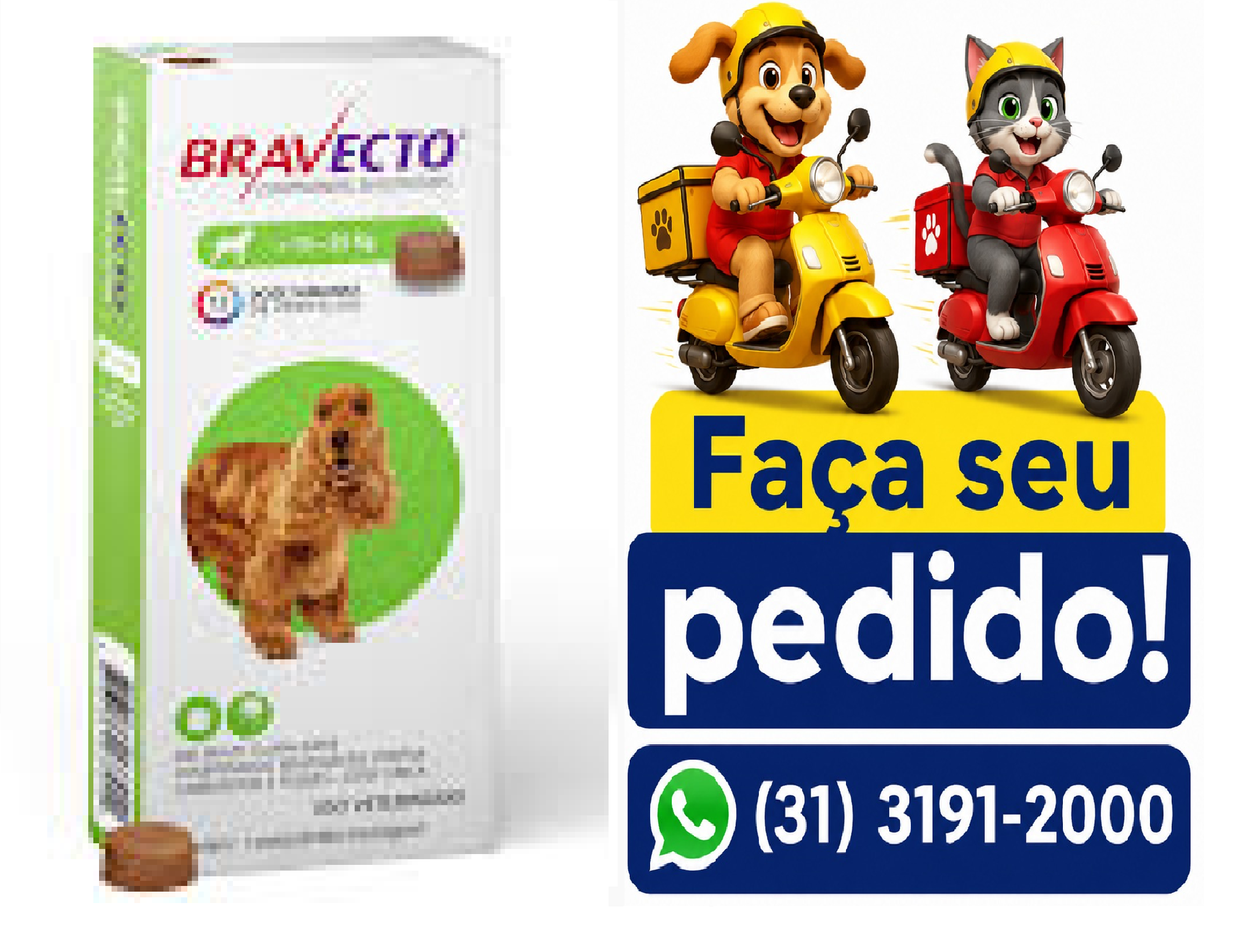 BRAVECTO 10KG A 20KG 500MG MSD