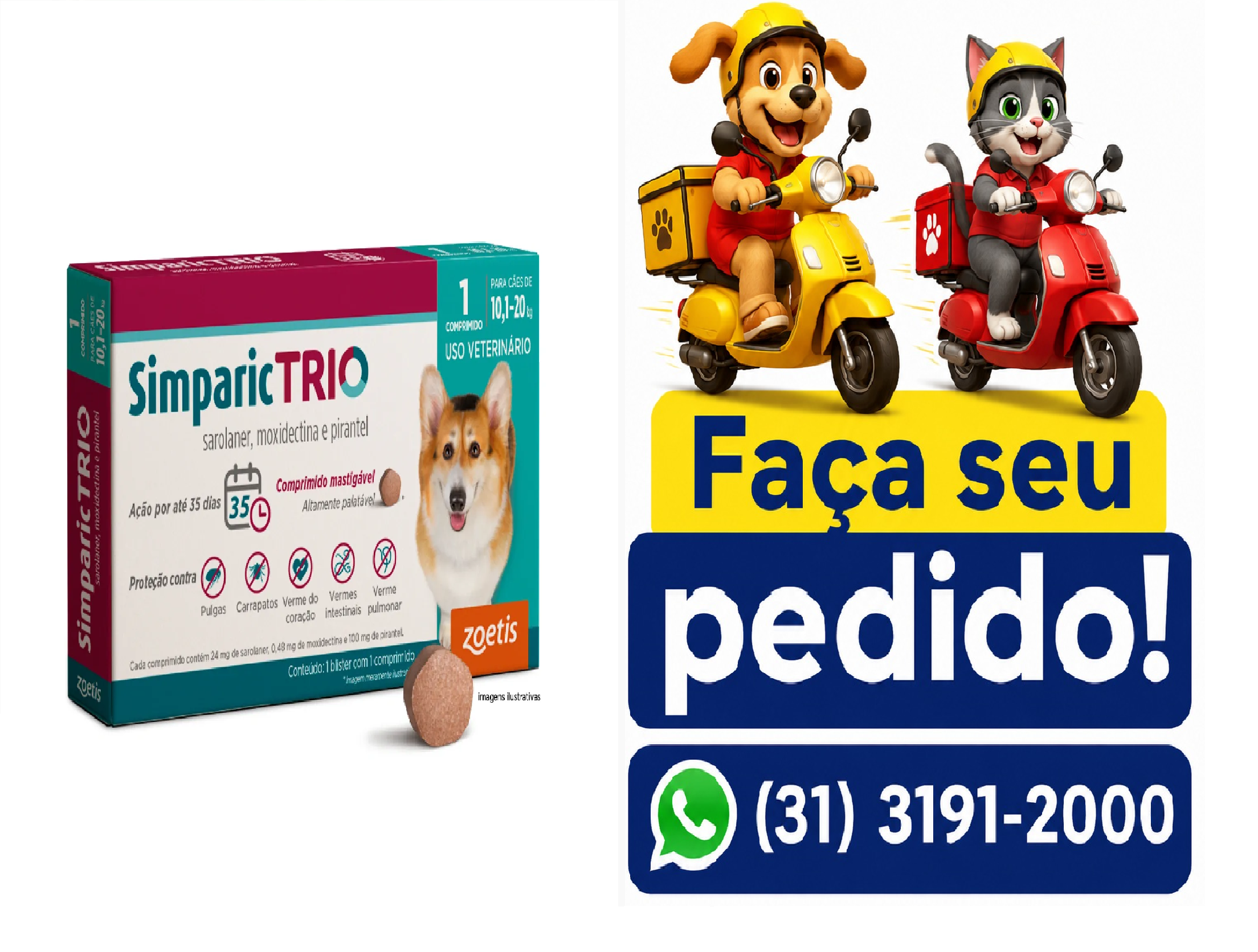 SIMPARIC TRIO 24 MG 10,1 A 20KG 1 COMP