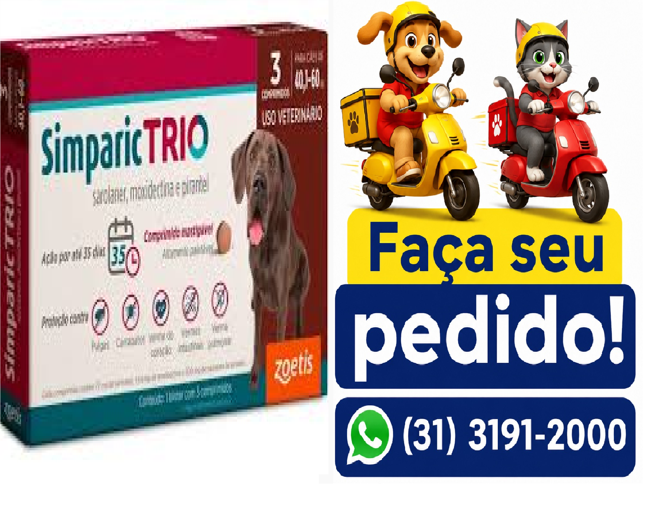 SIMPARIC TRIO 72 MG 40,1 A 60KG 3 COMP