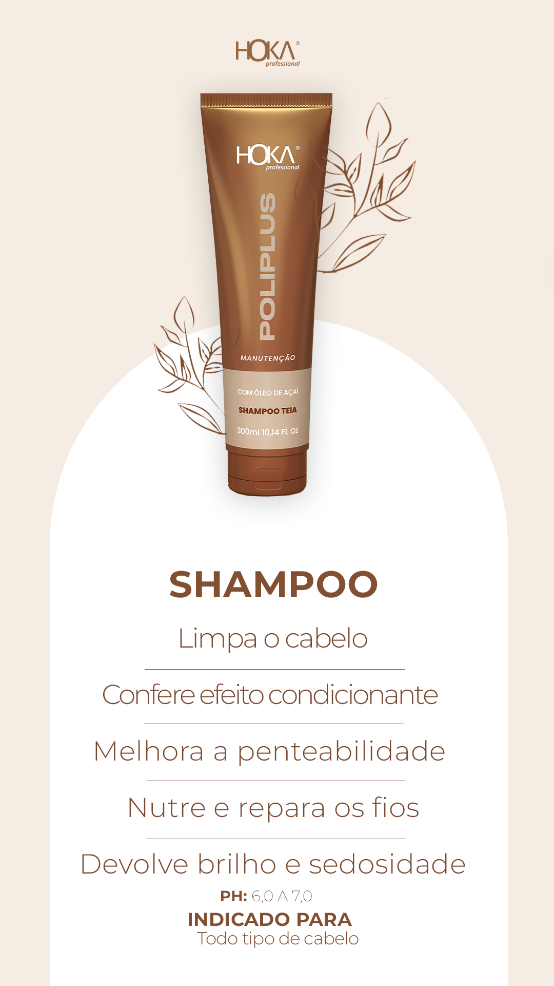 SHAMPOO POLIPLUS TEIA 300ML