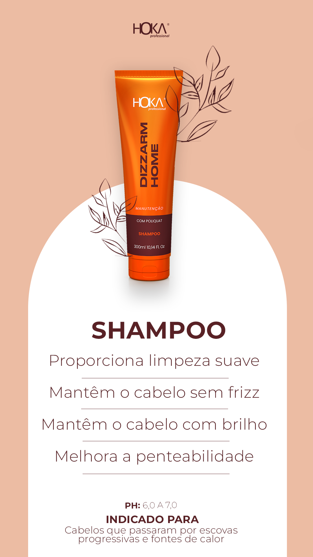 SHAMPOO DIZZARM HOME 300ML