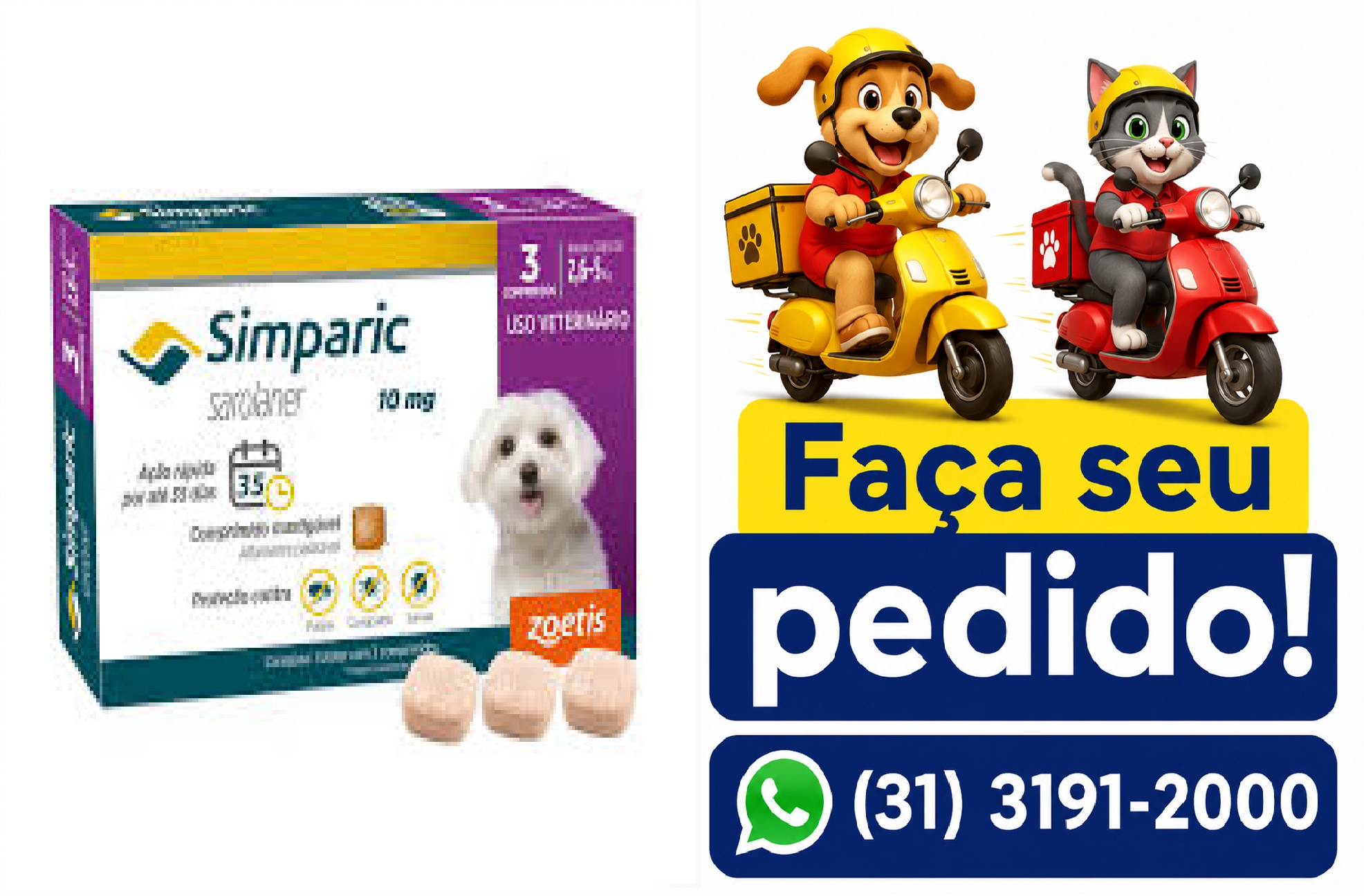 SIMPARIC 10MG C/3 COMP -ZOETIS